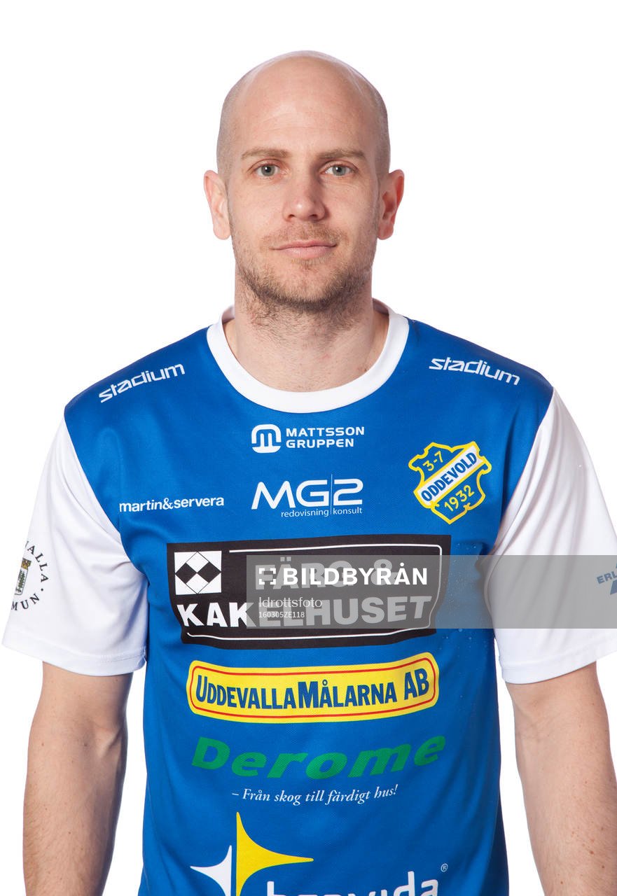 Johan Patriksson poserar för ett porträtt den 5 mars 2016 i Uddevalla.