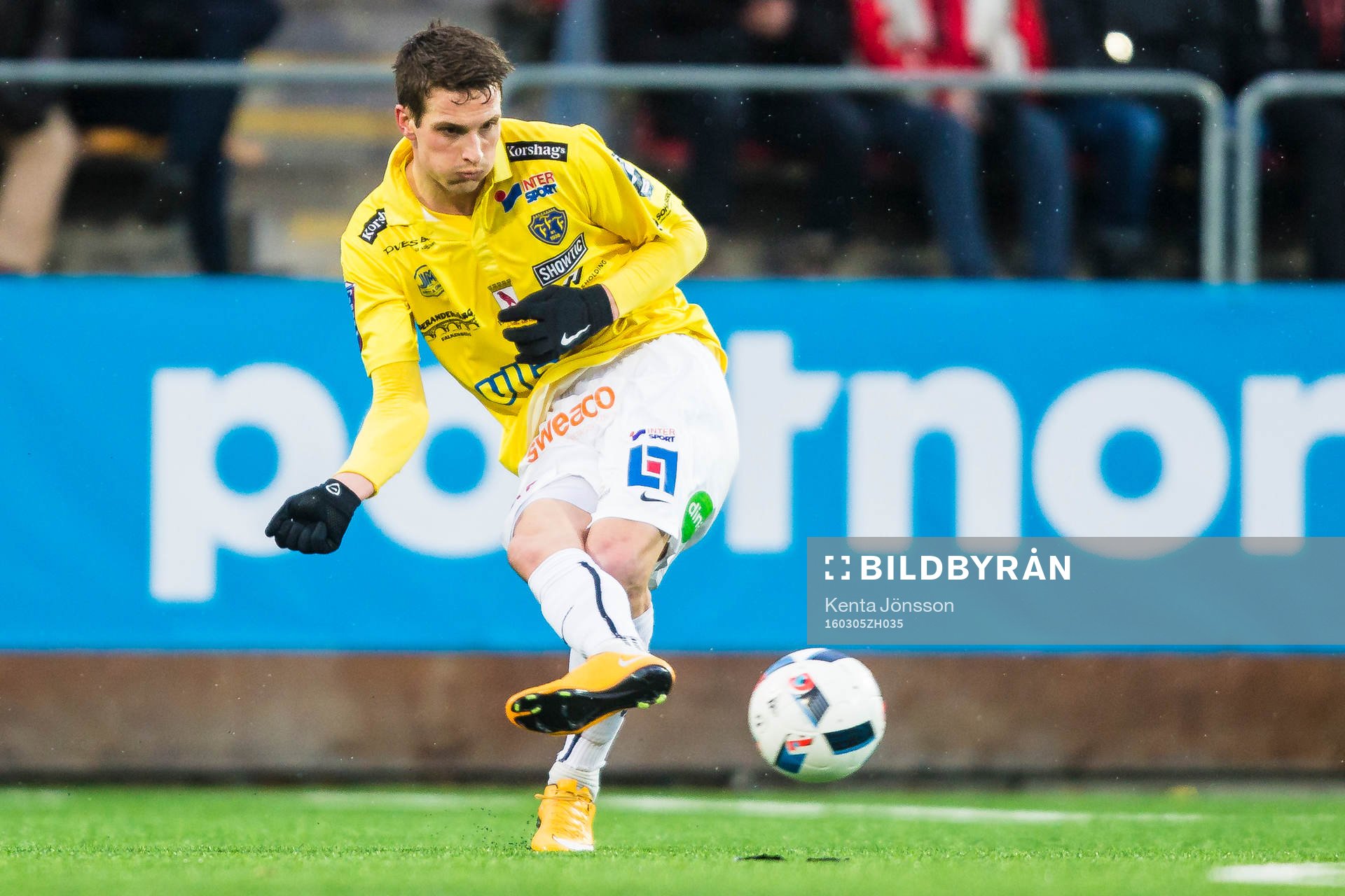 Falkenbergs Thomas Juel Nielsen i aktion