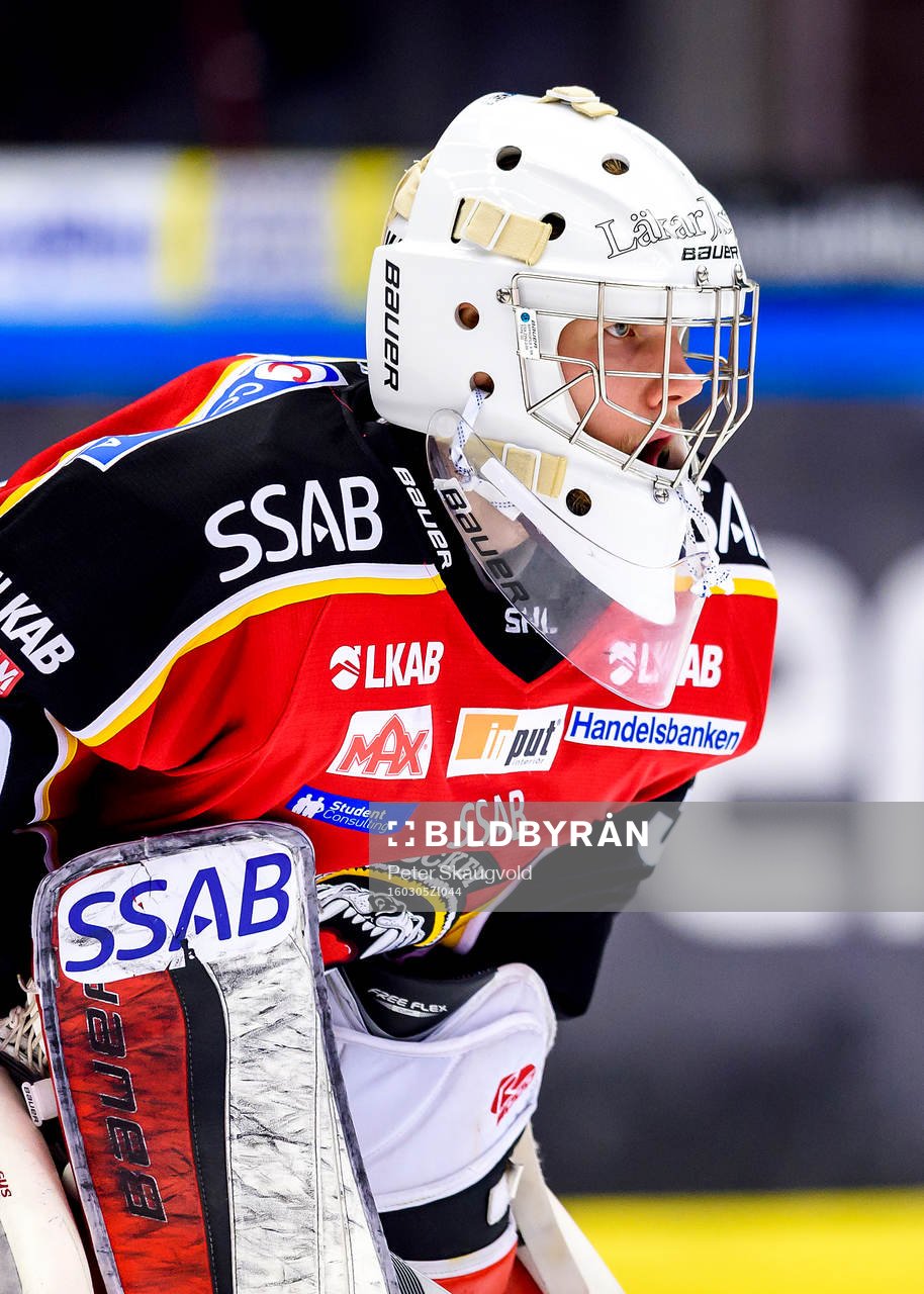 Luleås målvakt Filip Gustafsson