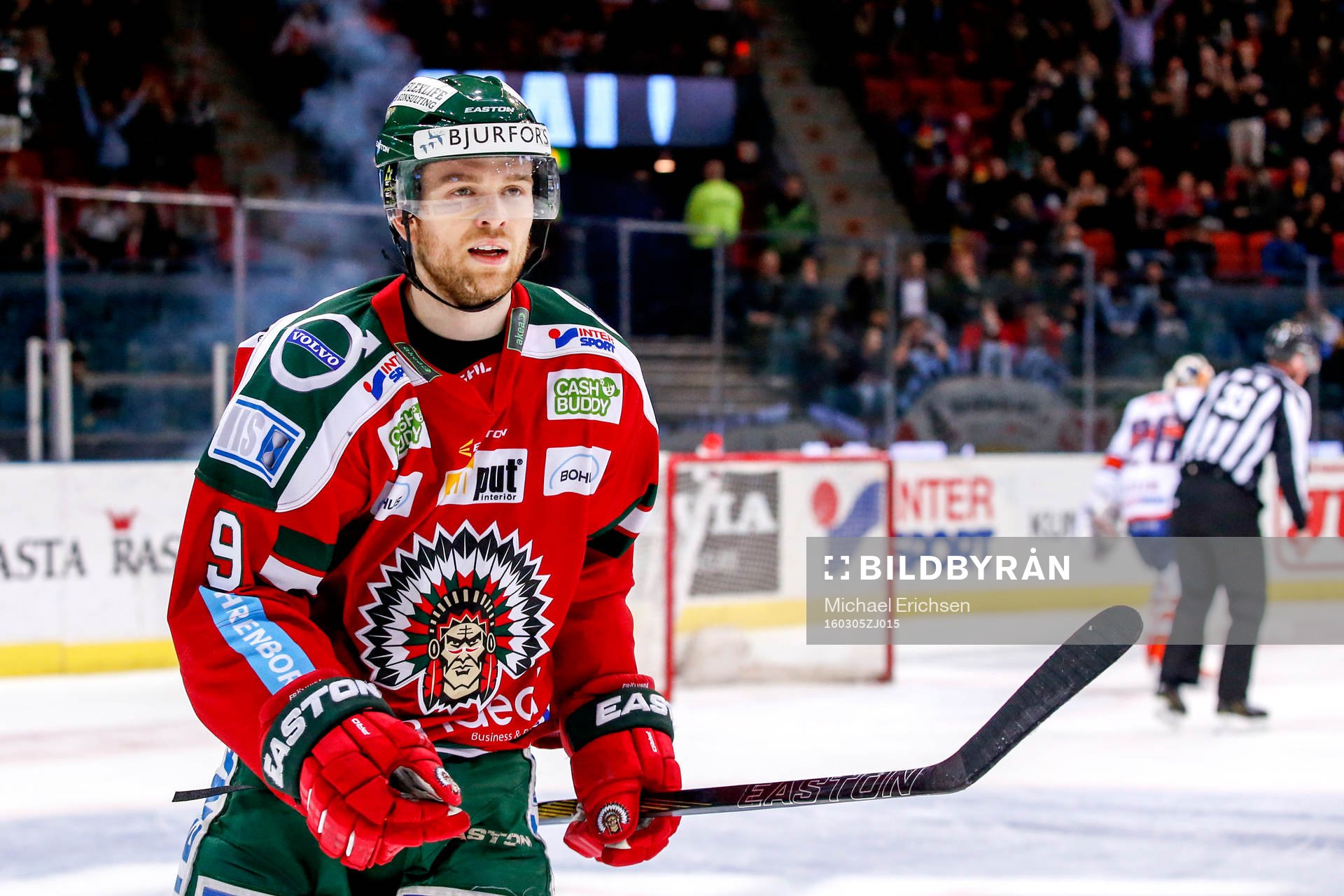 Frölundas Spencer Abbott jublar