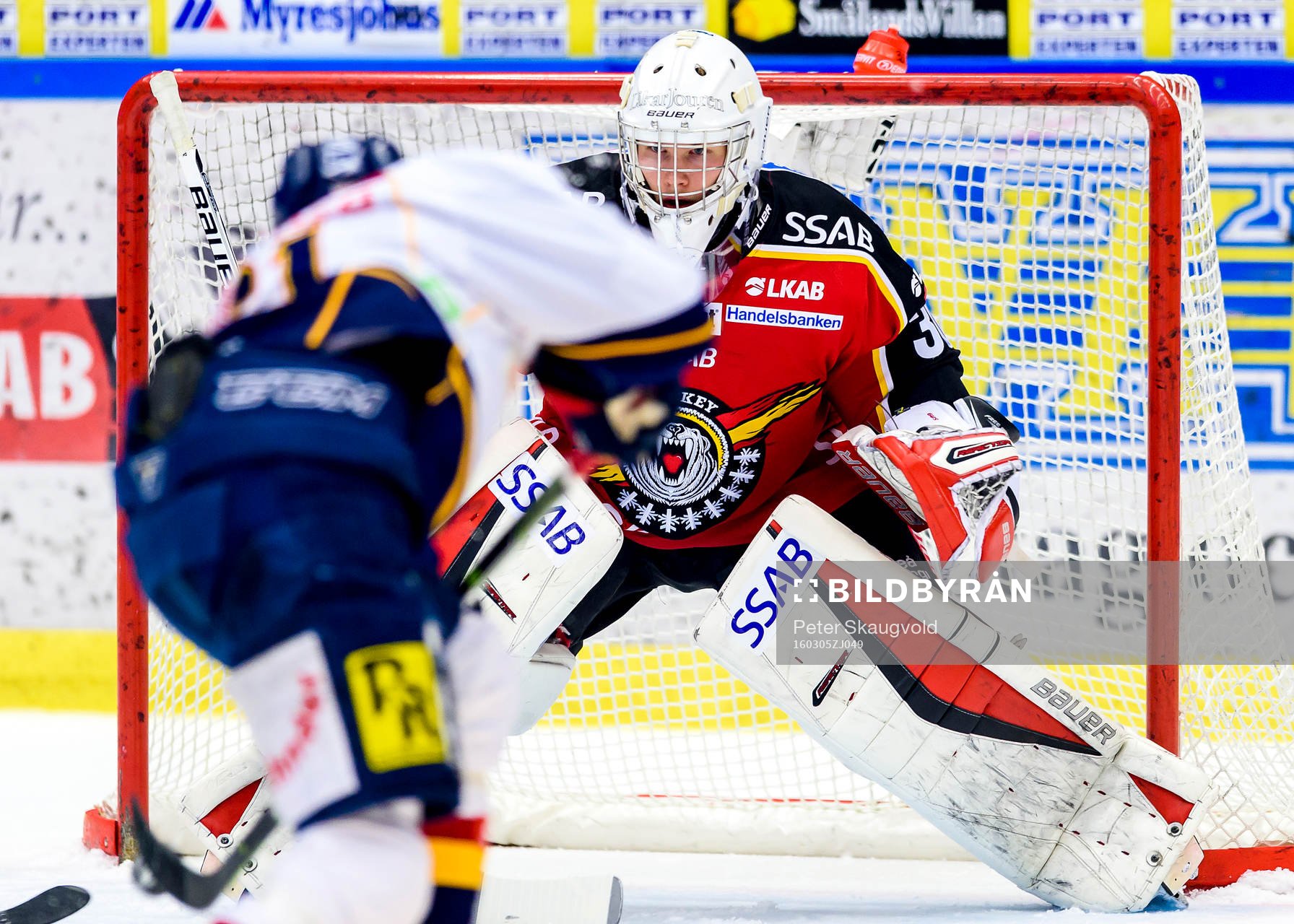 Luleås målvakt Filip Gustafsson