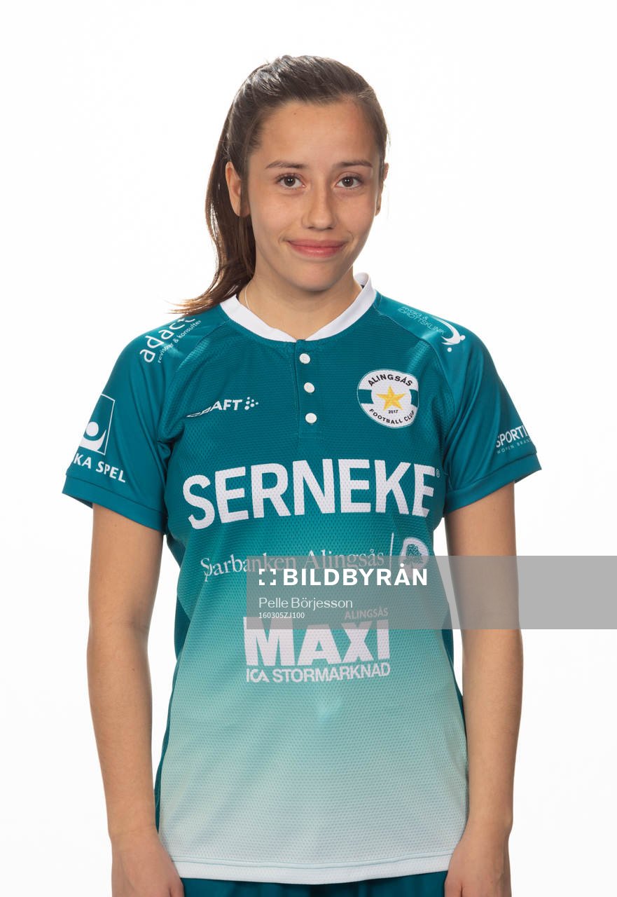 Alingsås FC United  Minou Adriansson poserar för ett porträtt den 5 mars 2020 i Alingsås.