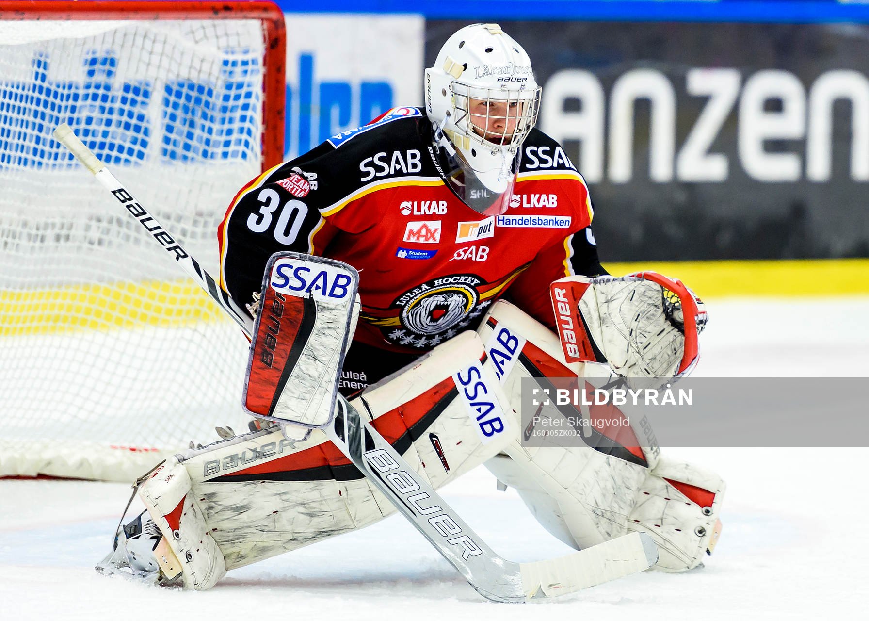 Luleås målvakt Filip Gustafsson