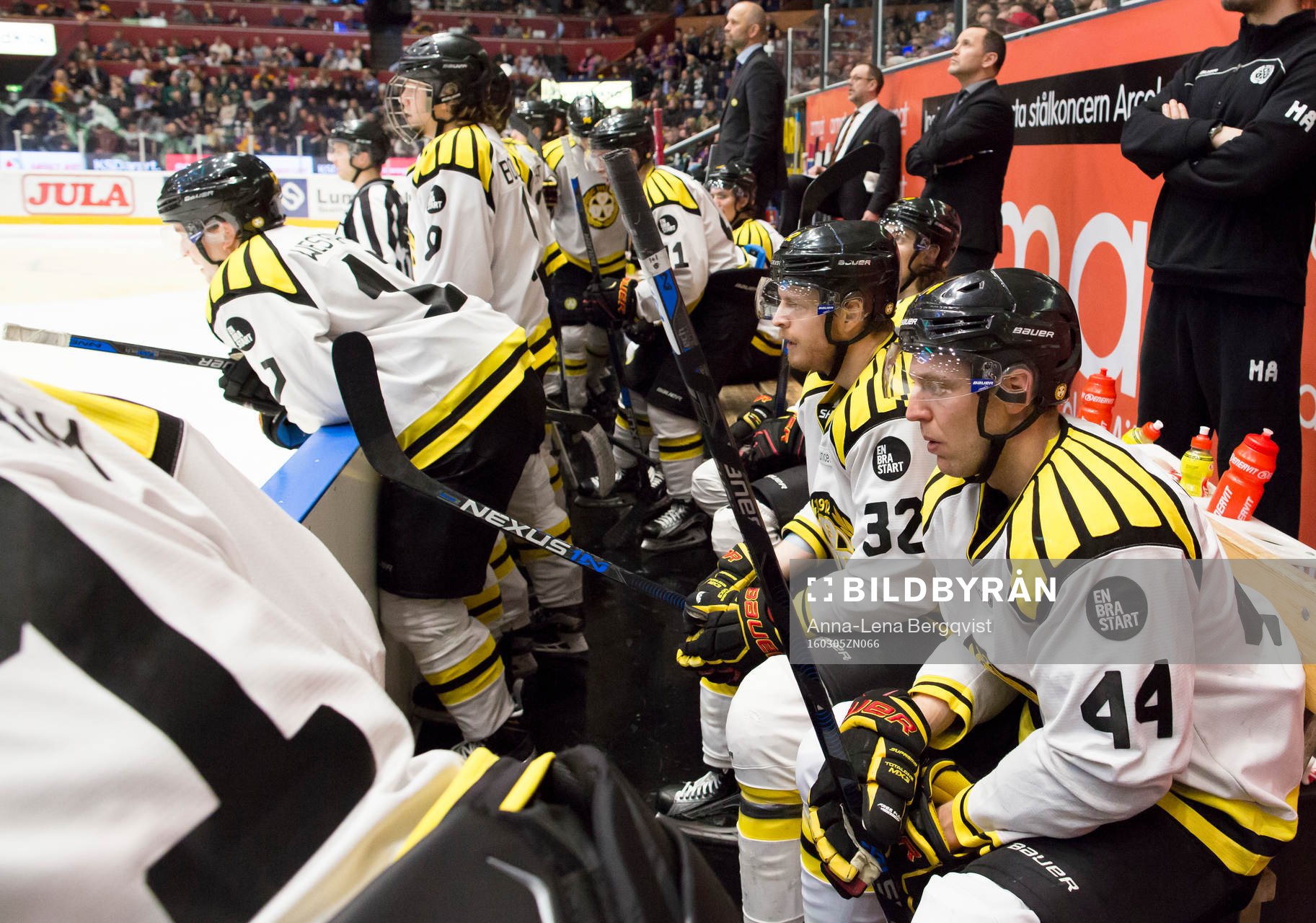 Brynäs Jacob Blomqvist  deppar i båset