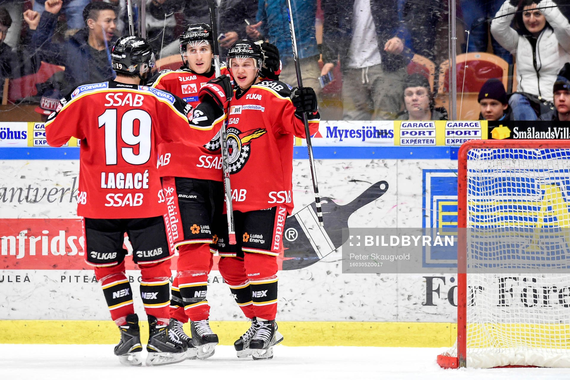 Luleås Toni Rajala jublar