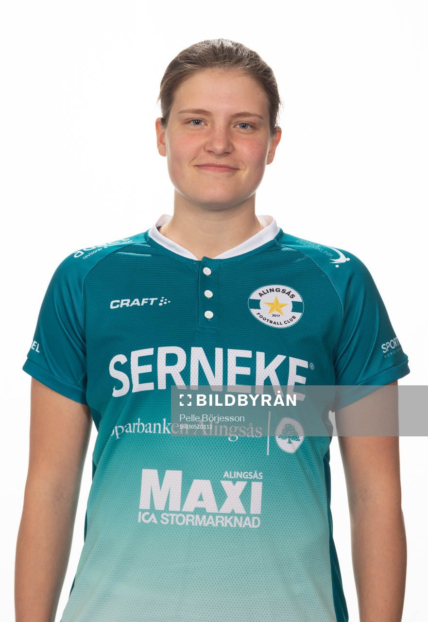 Alingsås FC United  Tove Lorén poserar för ett porträtt den 5 mars 2020 i Alingsås.