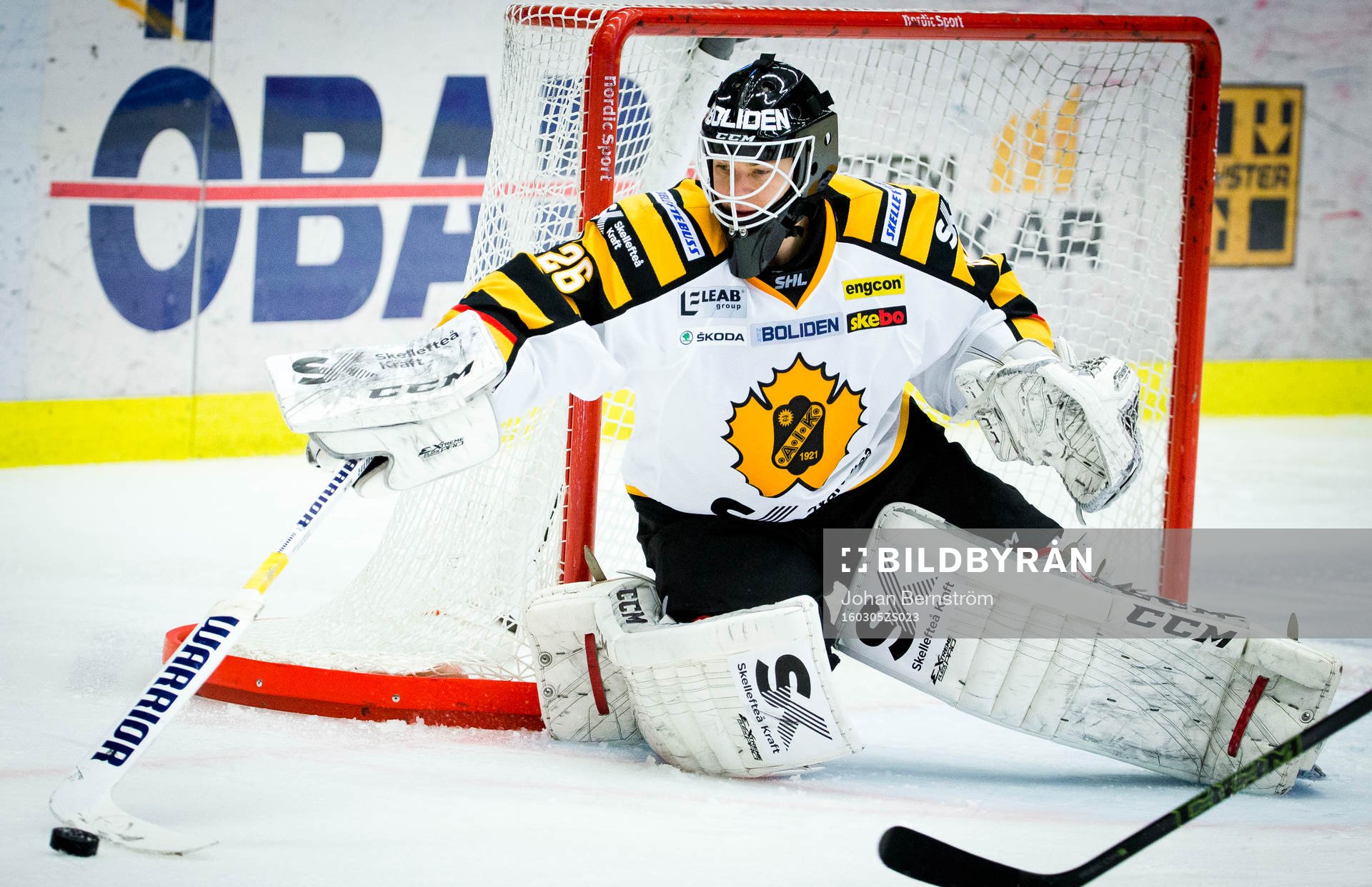 Skellefteås målvakt Johan Backlund