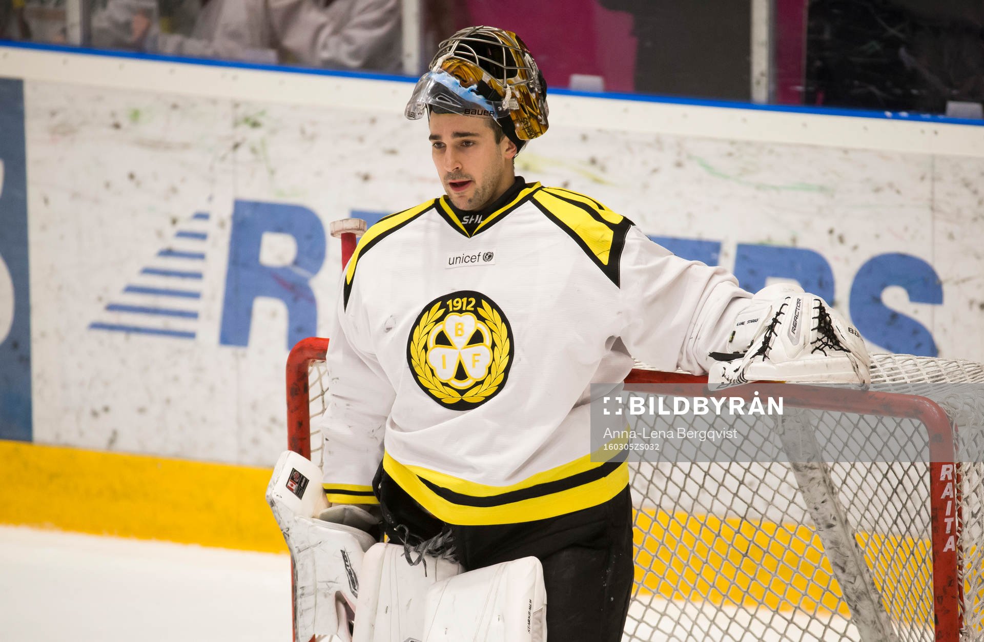 Brynäs målvakt Bernhard Starkbaum