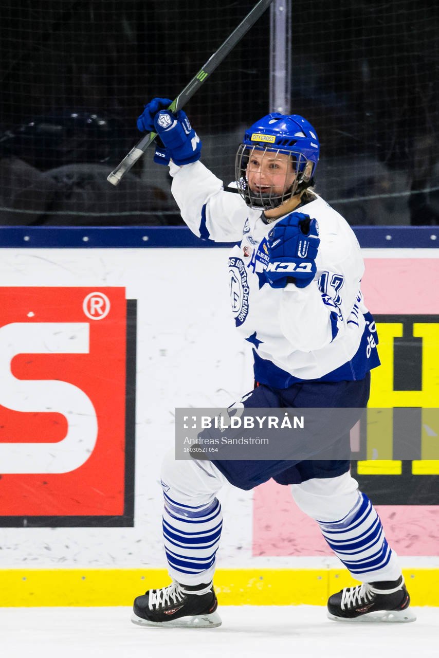 Leksands Hanna Lindqvist jublar