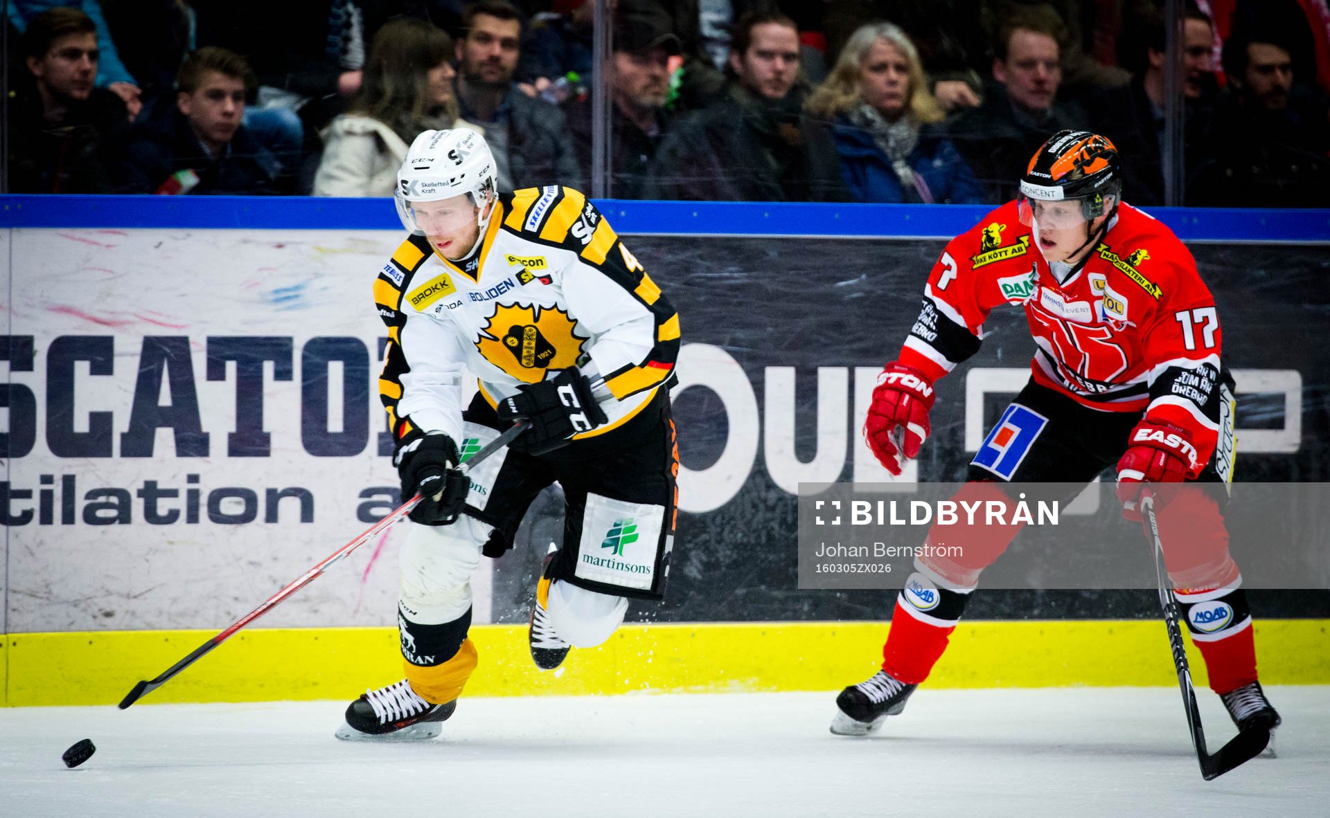 Skellefteås Tim Heed och Örebros Daniel Viksten