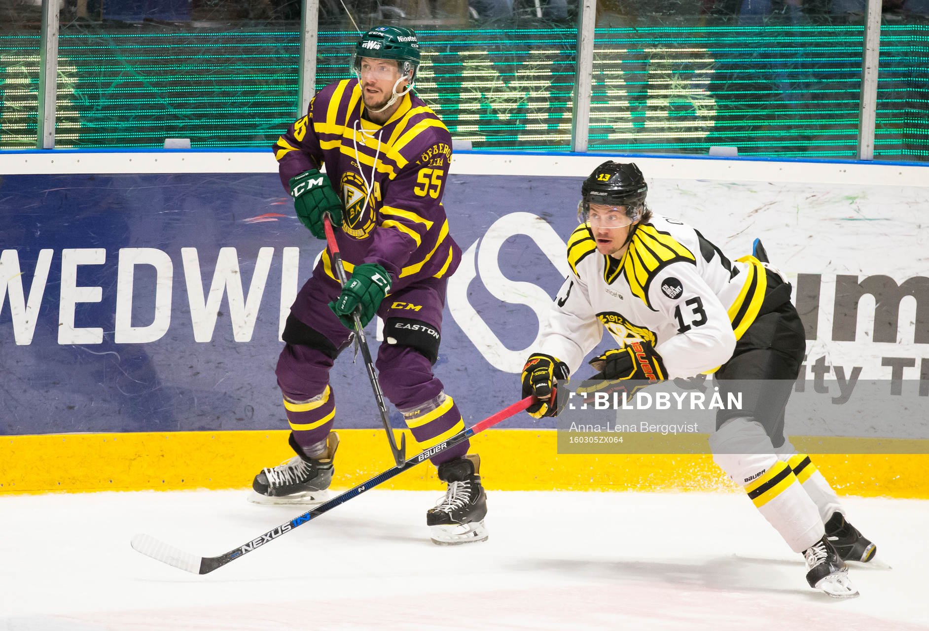Färjestads Ole-Kristian Tollefsen och Brynäs Sondre Olden