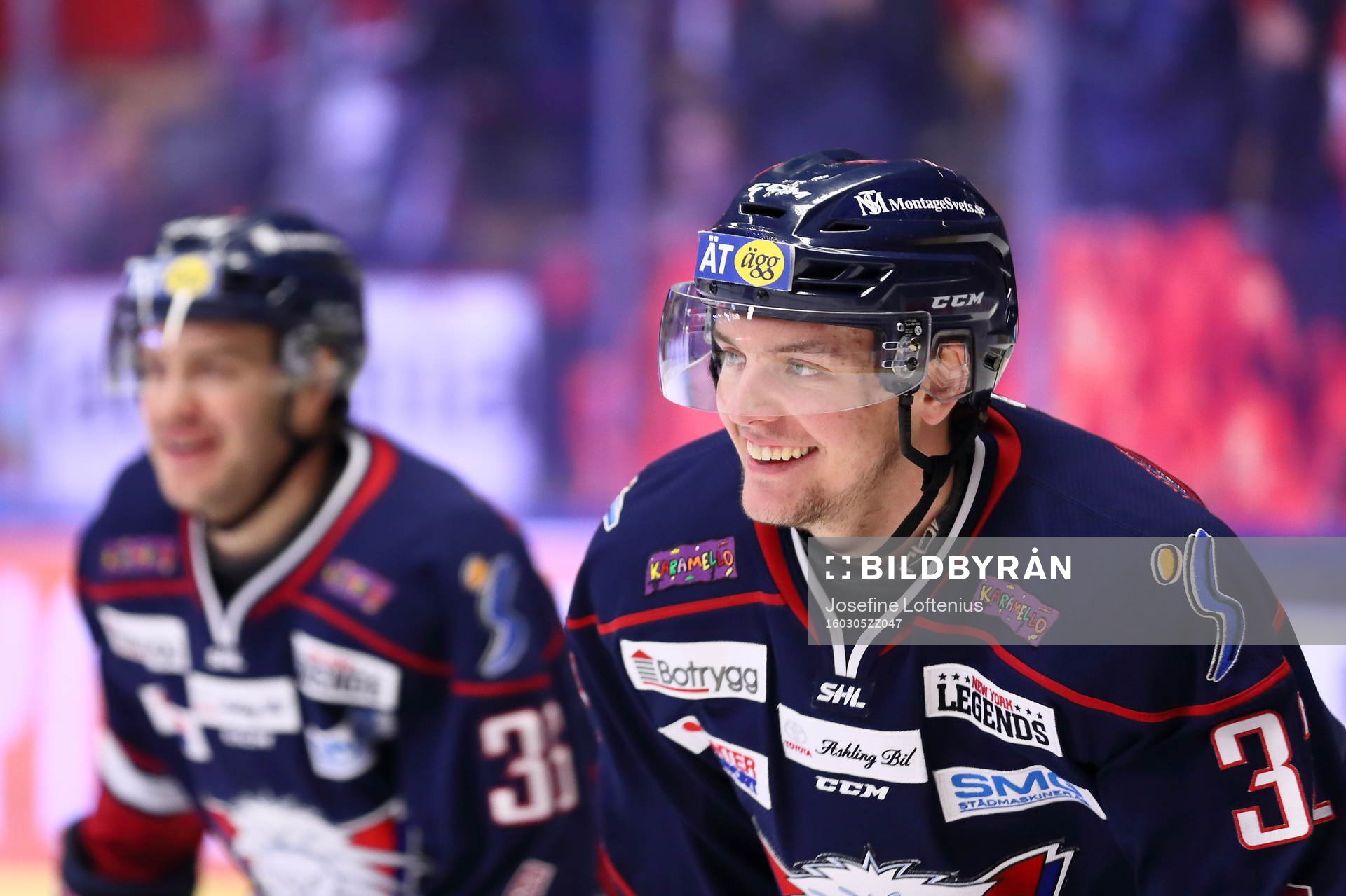 Linköpings Carl Dahlström jublar