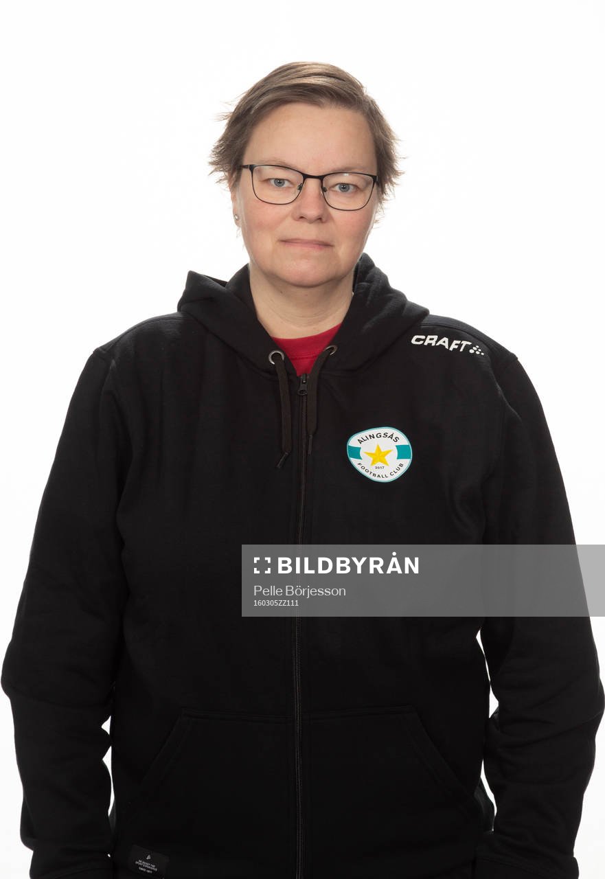 Alingsås FC United  Materialförvaltare Gunilla Flogberg poserar för ett porträtt den 5 mars 2020 i Alingsås.