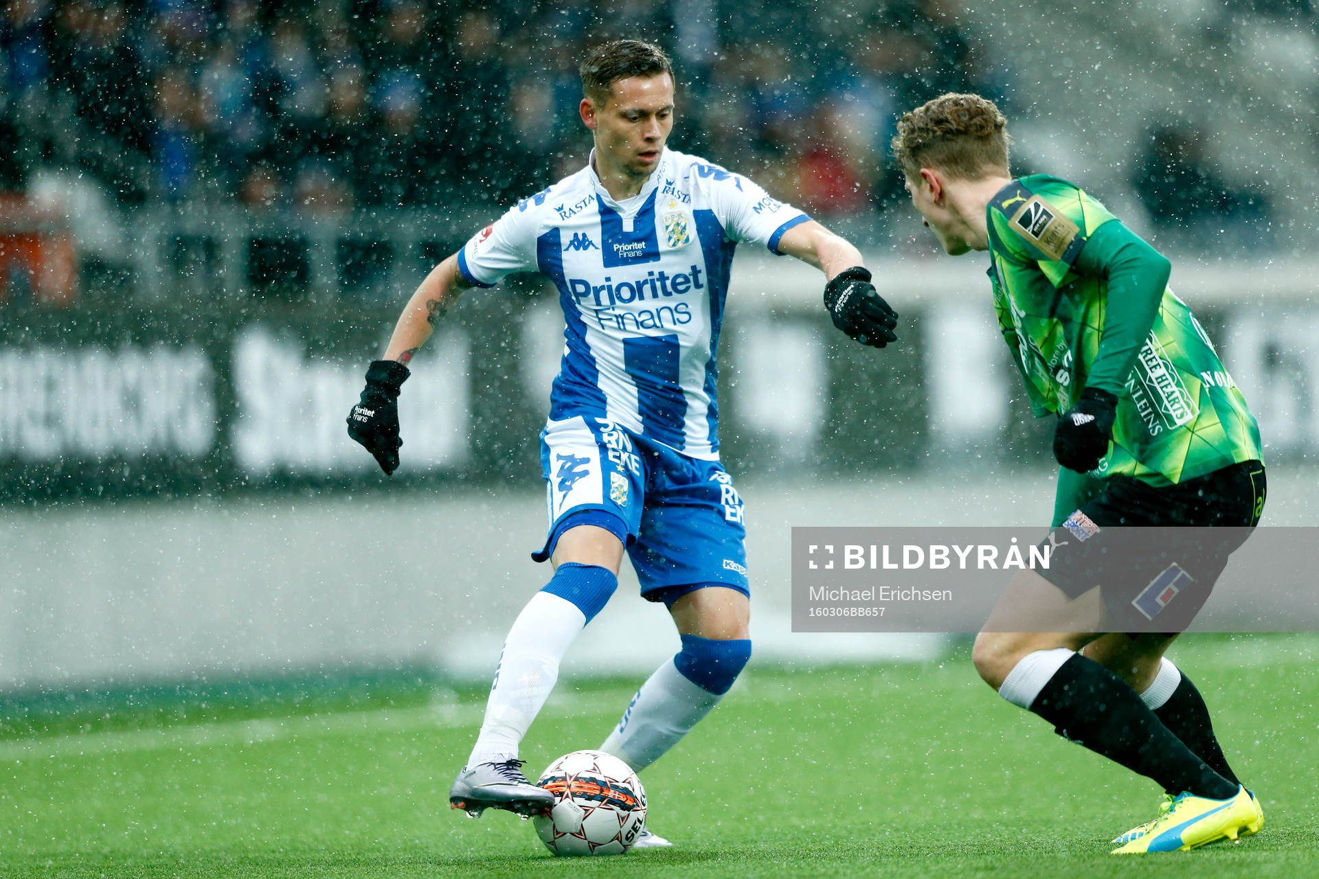 IFK Göteborgs Jakob Ankersen och Halmstads Andreas