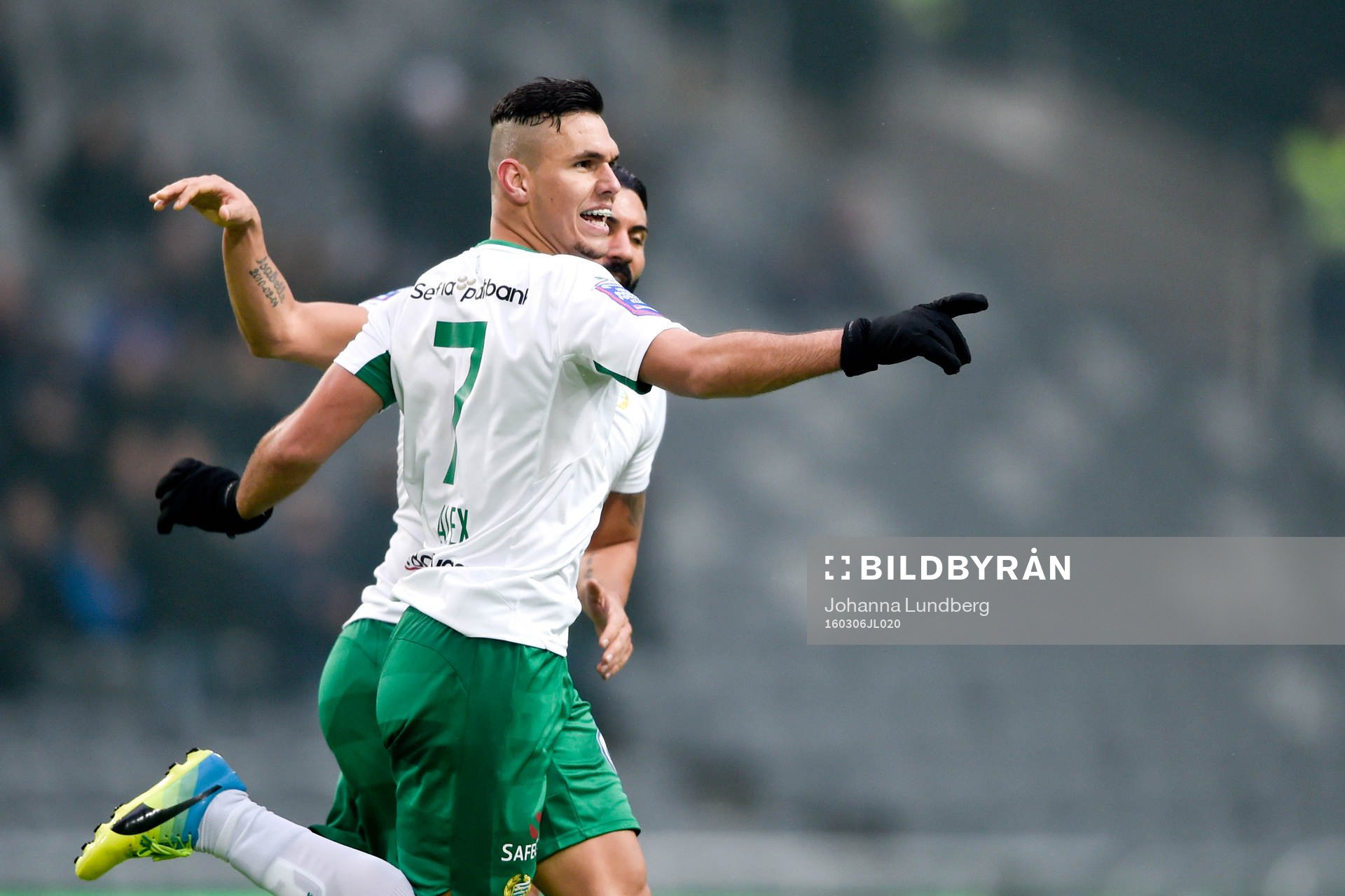 under fotbollsmatchen i Svenska cupen mellan Djurgården