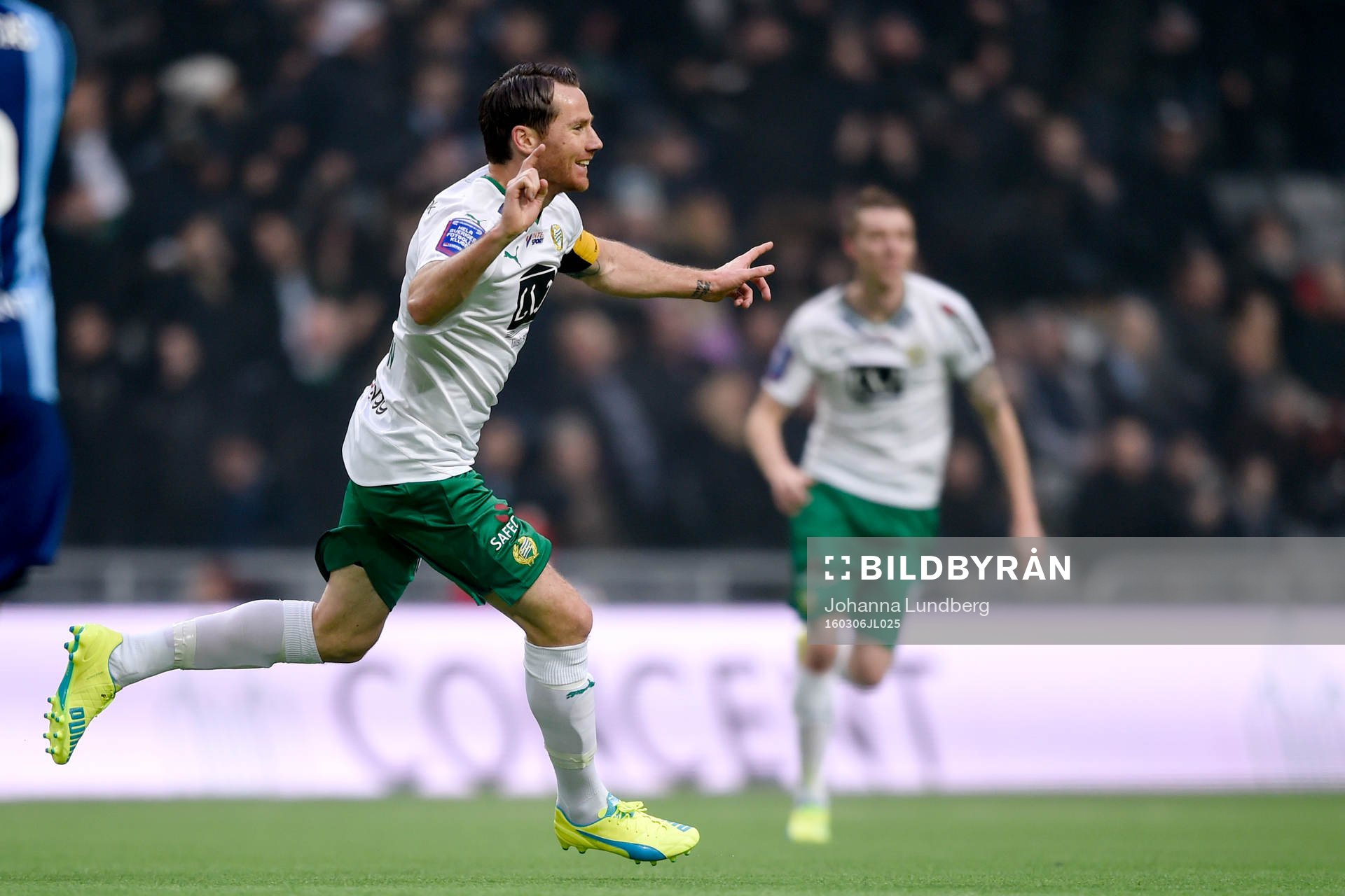 Hammarbys Johan Persson jublar