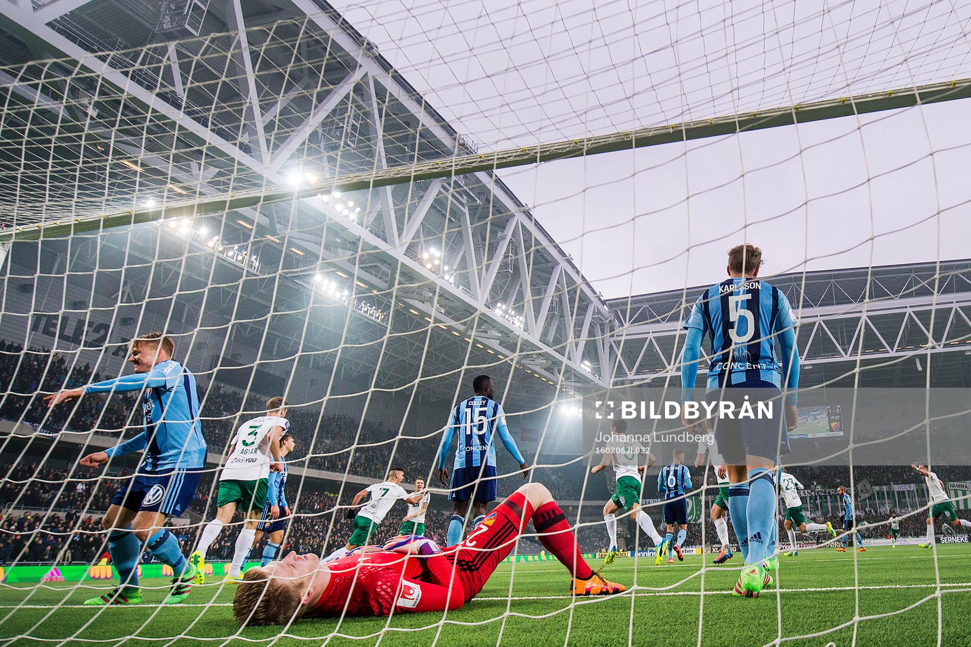 Hammarbys Alexssander Medeiros de Azeredo jublar