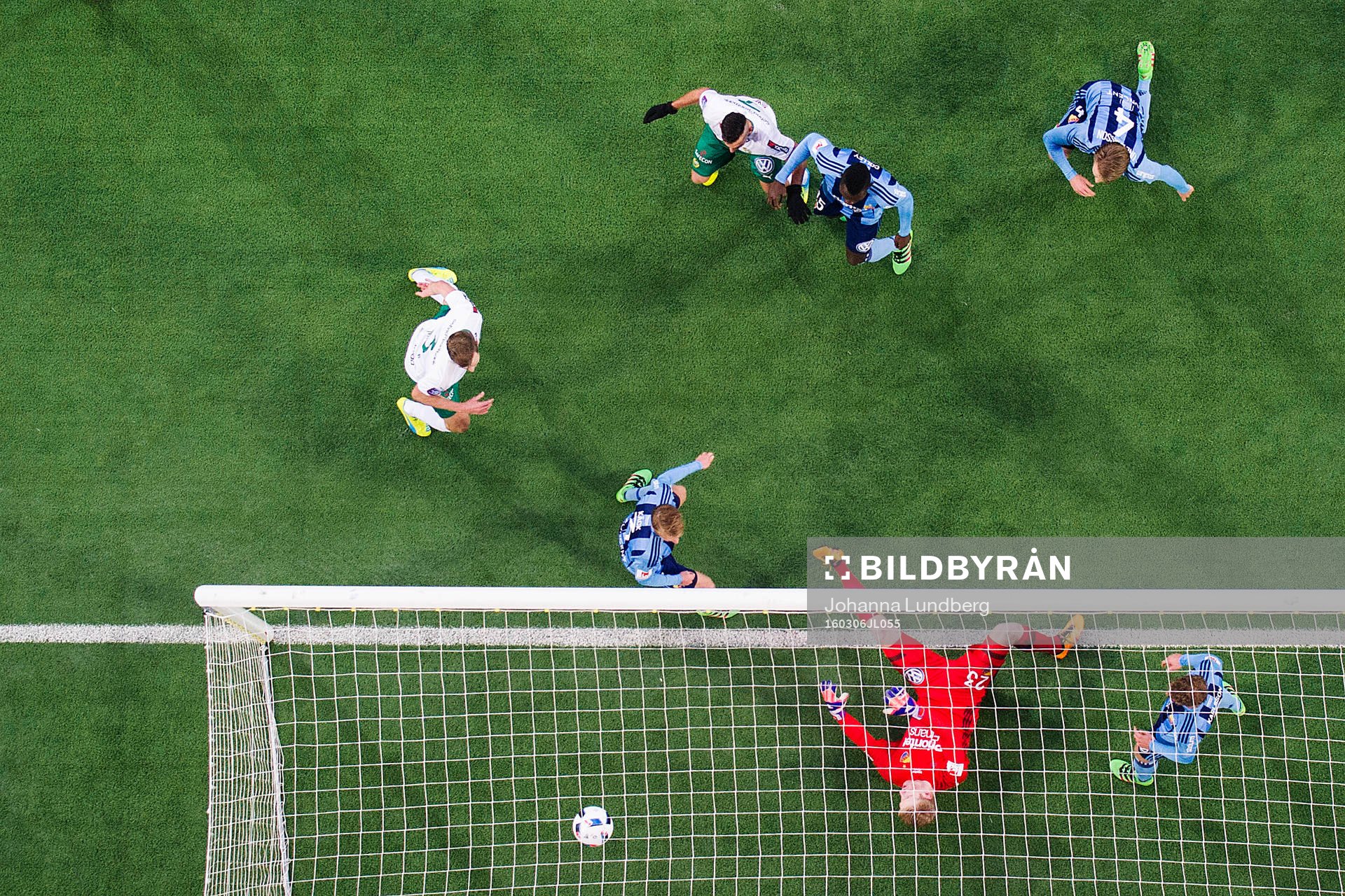Hammarbys Alexssander Medeiros de Azeredo gör 1-1 bakom