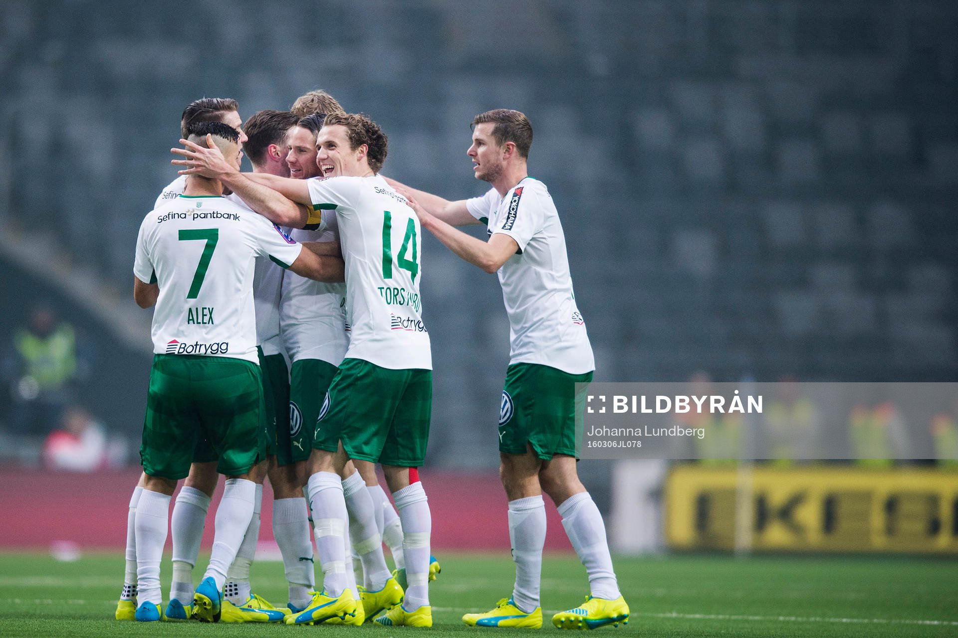 Hammarbys Johan Persson jublar