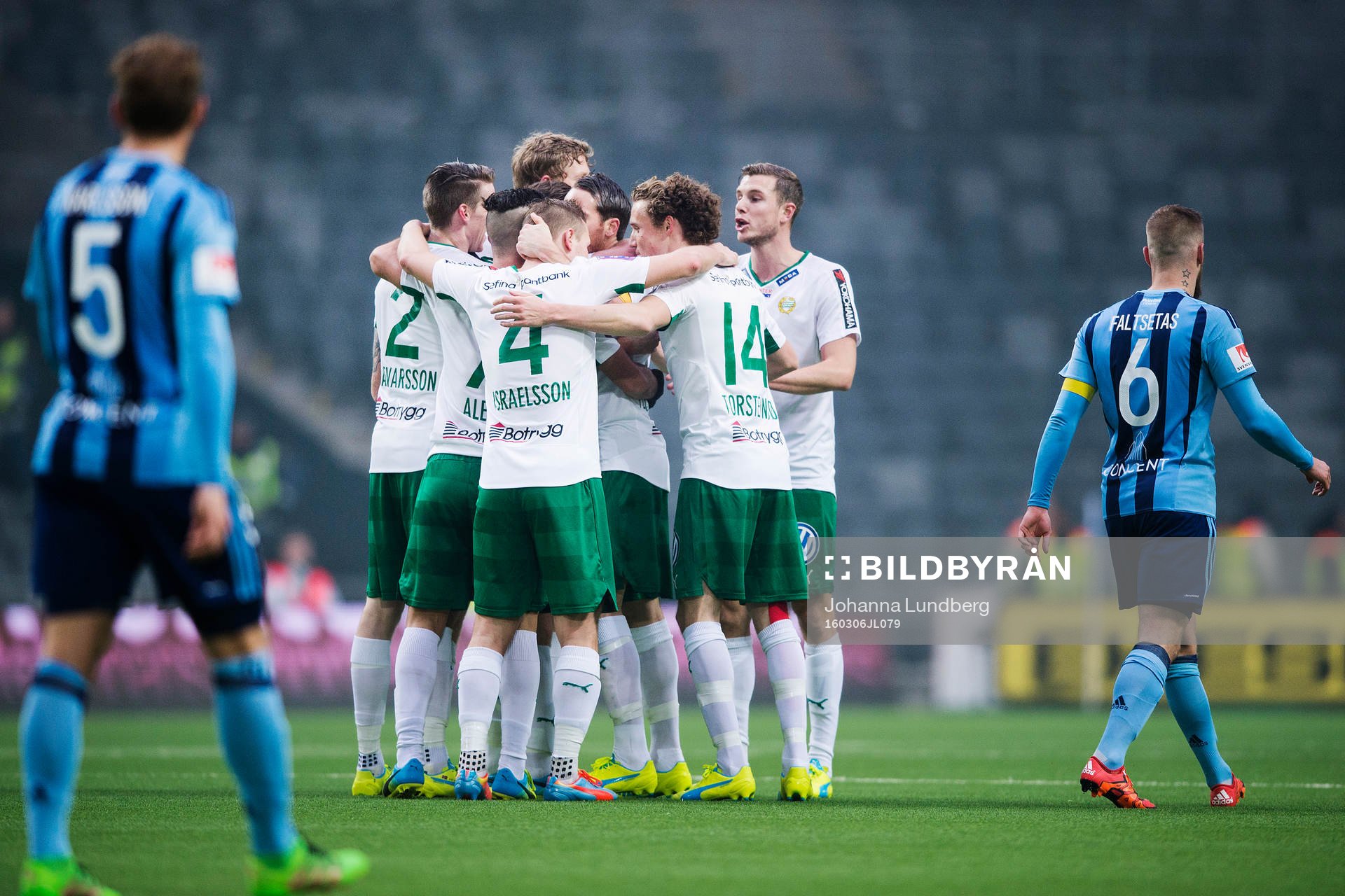 Hammarbys Johan Persson jublar