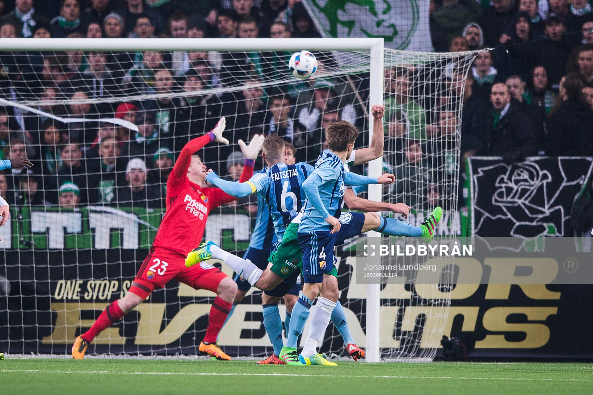 Hammarbys Philip Haglund gör 1-3 bakom Djurgårdens