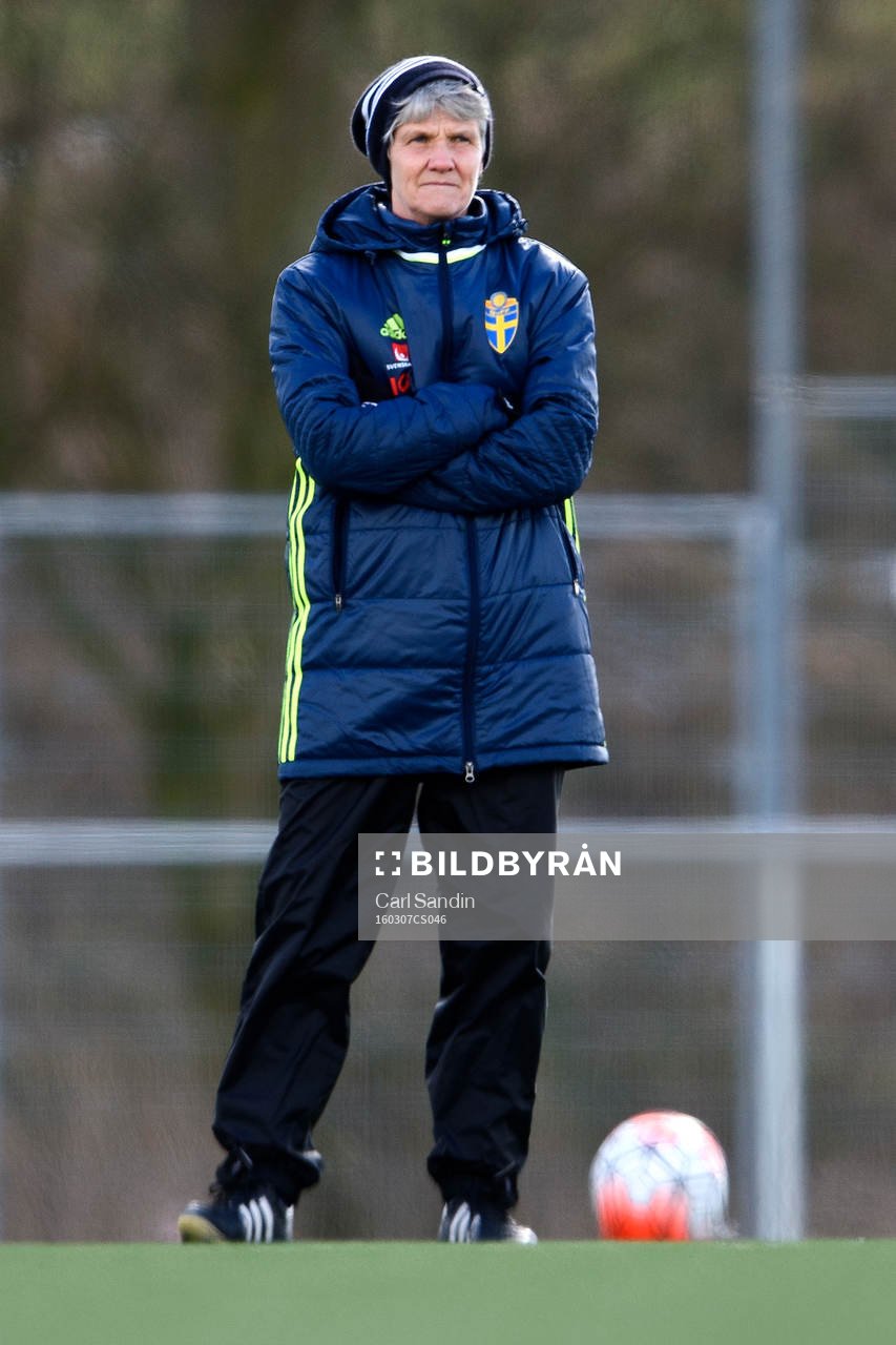 Sveriges förbundskapten Pia Sundhage