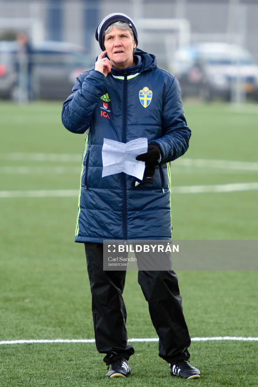 Sveriges förbundskapten Pia Sundhage