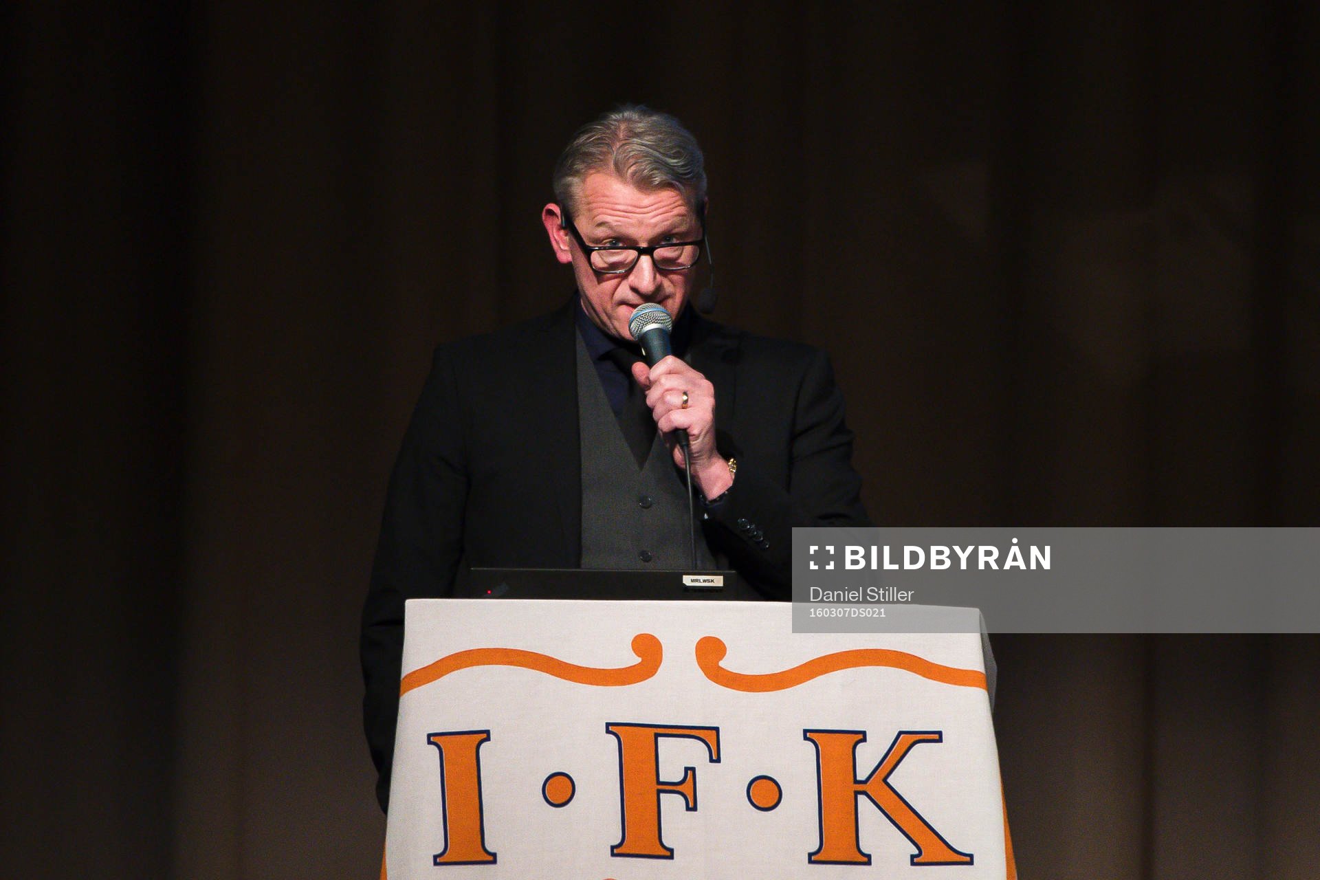 Styrelseledamot och Kassör Ulf Ivarsson under IFK Göteborgs årsmöte den 7 mars 2015 i Göteborg.