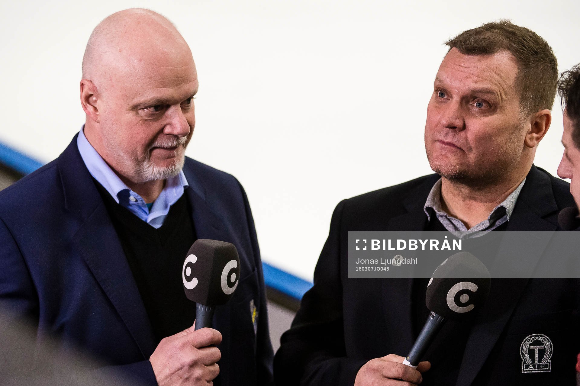 s tränare Roger Melin och Tingsryds Tränare Magnus