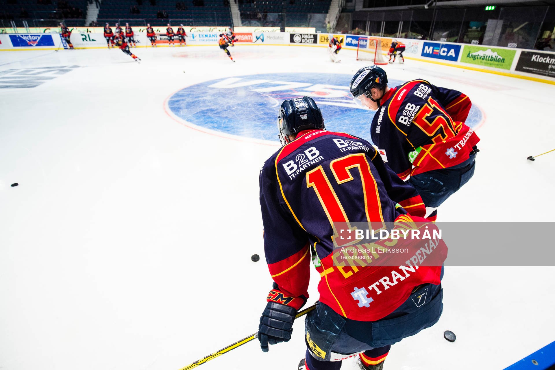 Djurgårdens Henrik Eriksson och Robin Alvarez