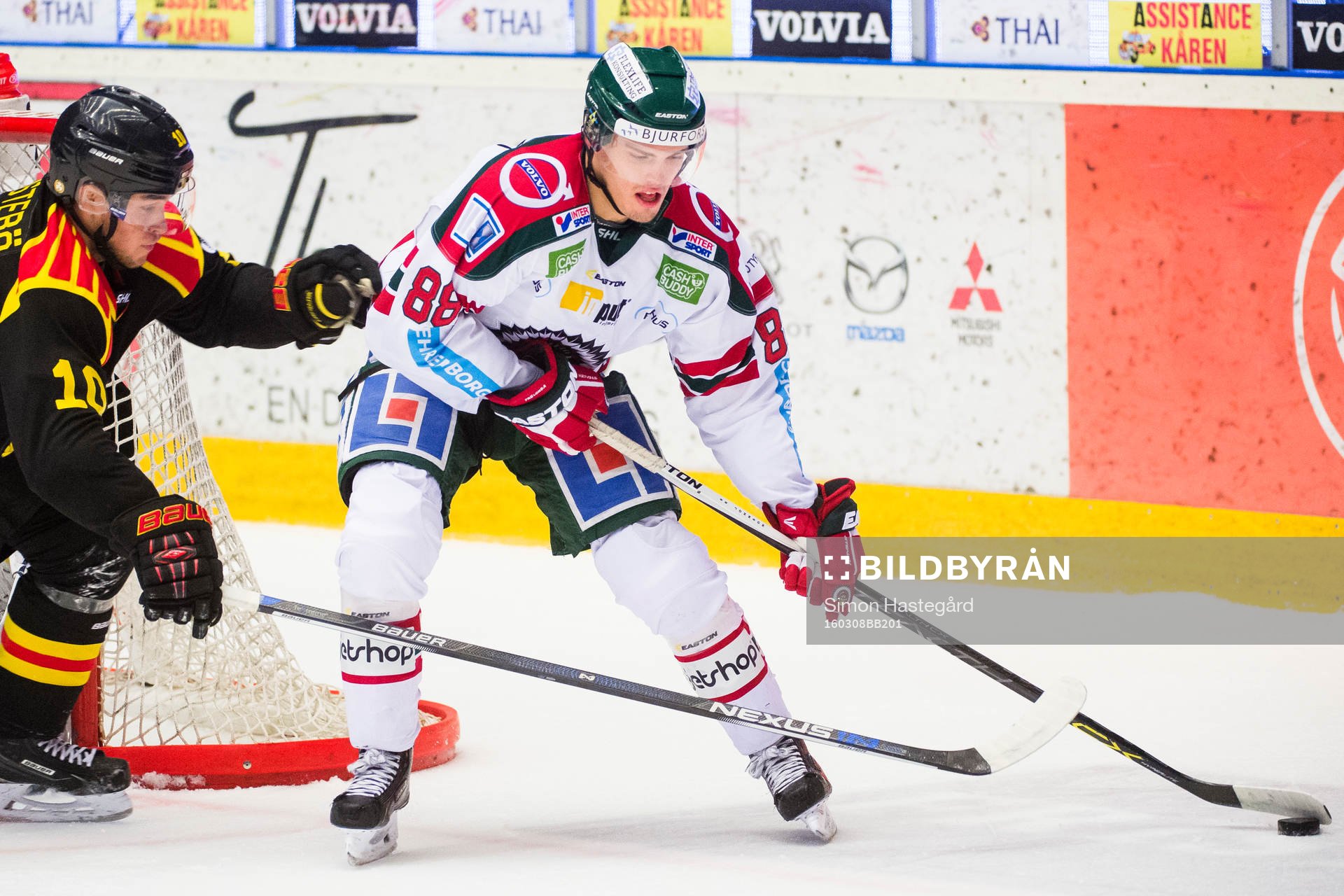 Brynäs Mattias Nörstebö och Frölundas Andreas Johnson