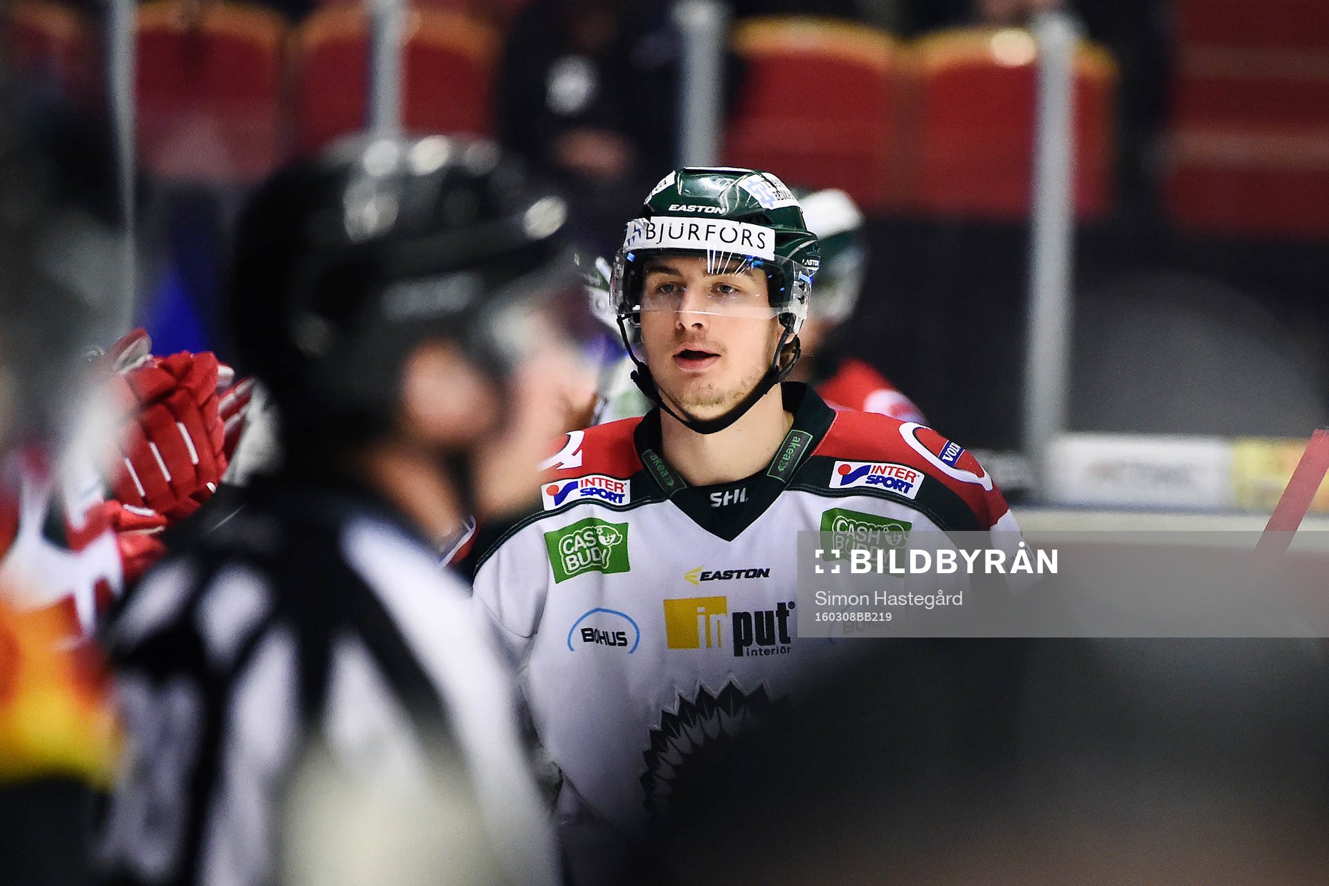 Frölundas Johan Sundström jublar