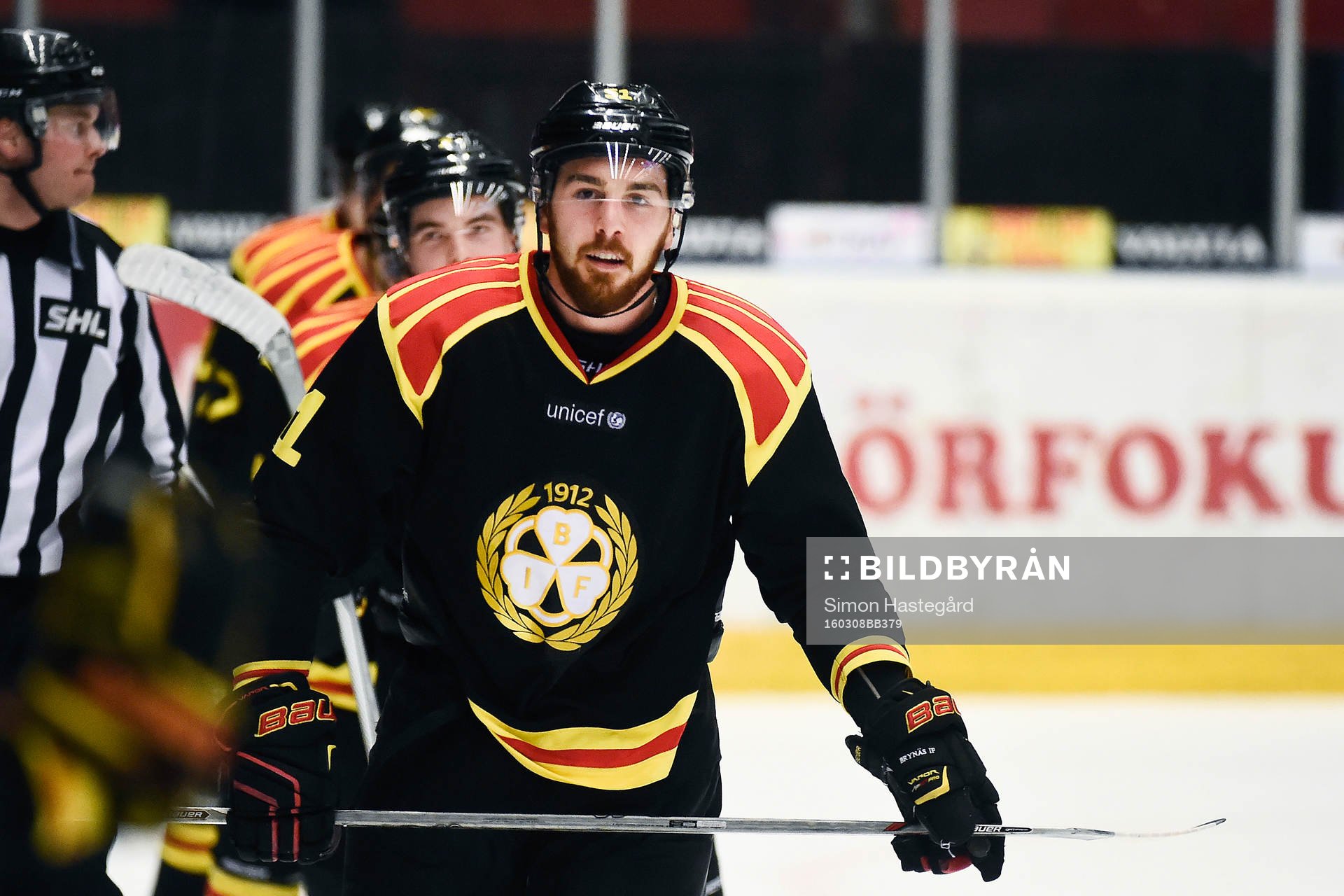 Brynäs Marc Zanetti jublar