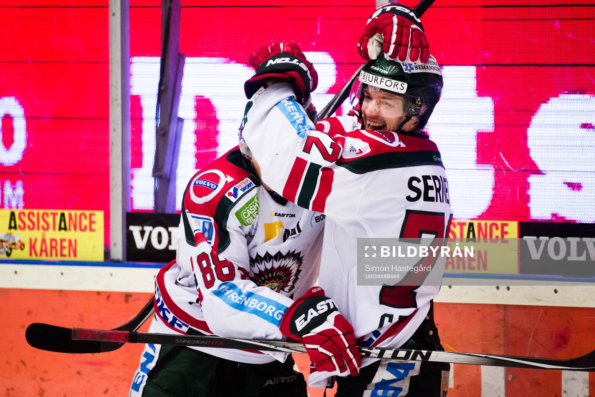Frölundas Patrik Carlsson jublar