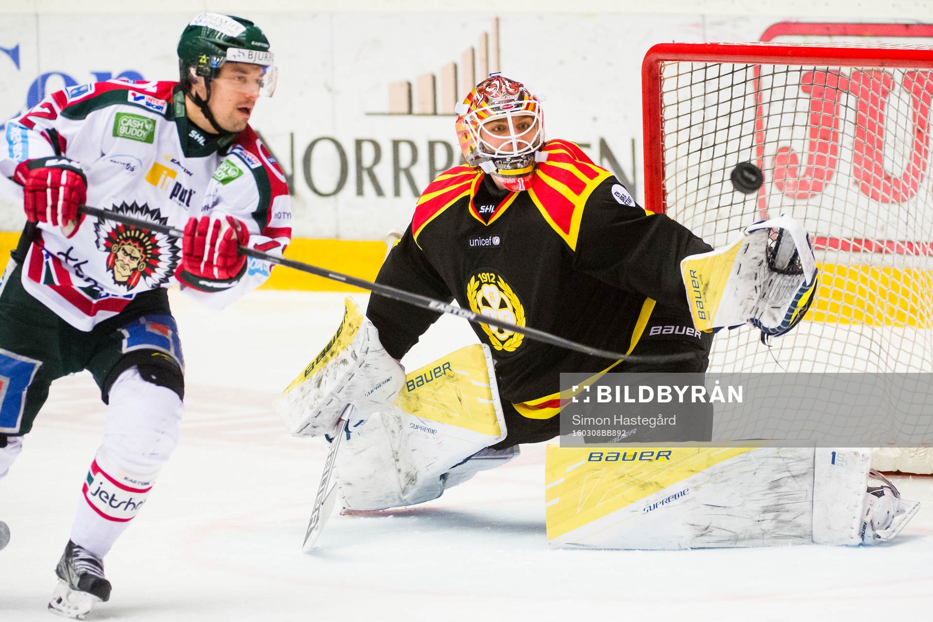 Brynäs målvakt Felix Sandström