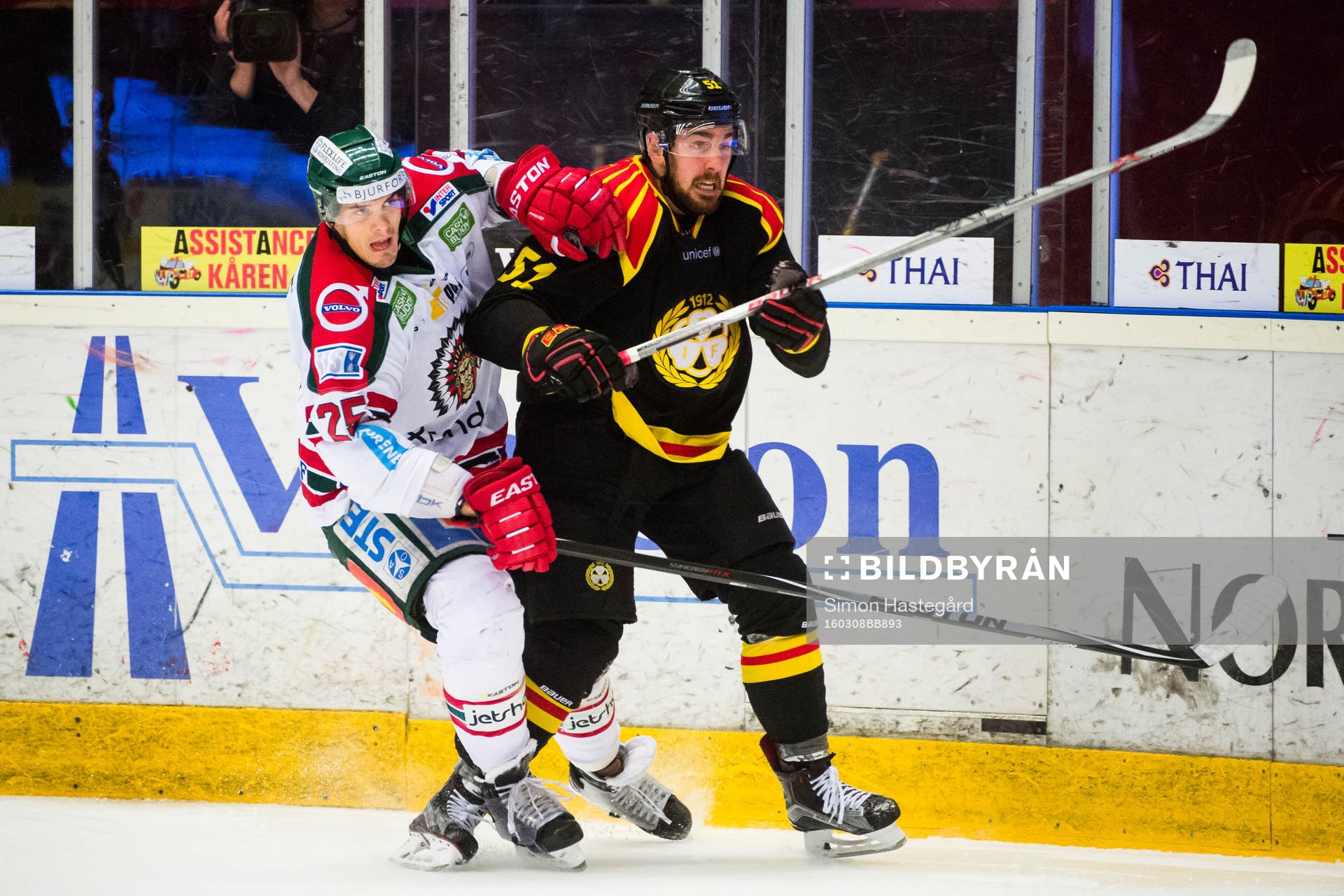 Frölundas Oliver Lauridsen och Brynäs Marc Zanetti