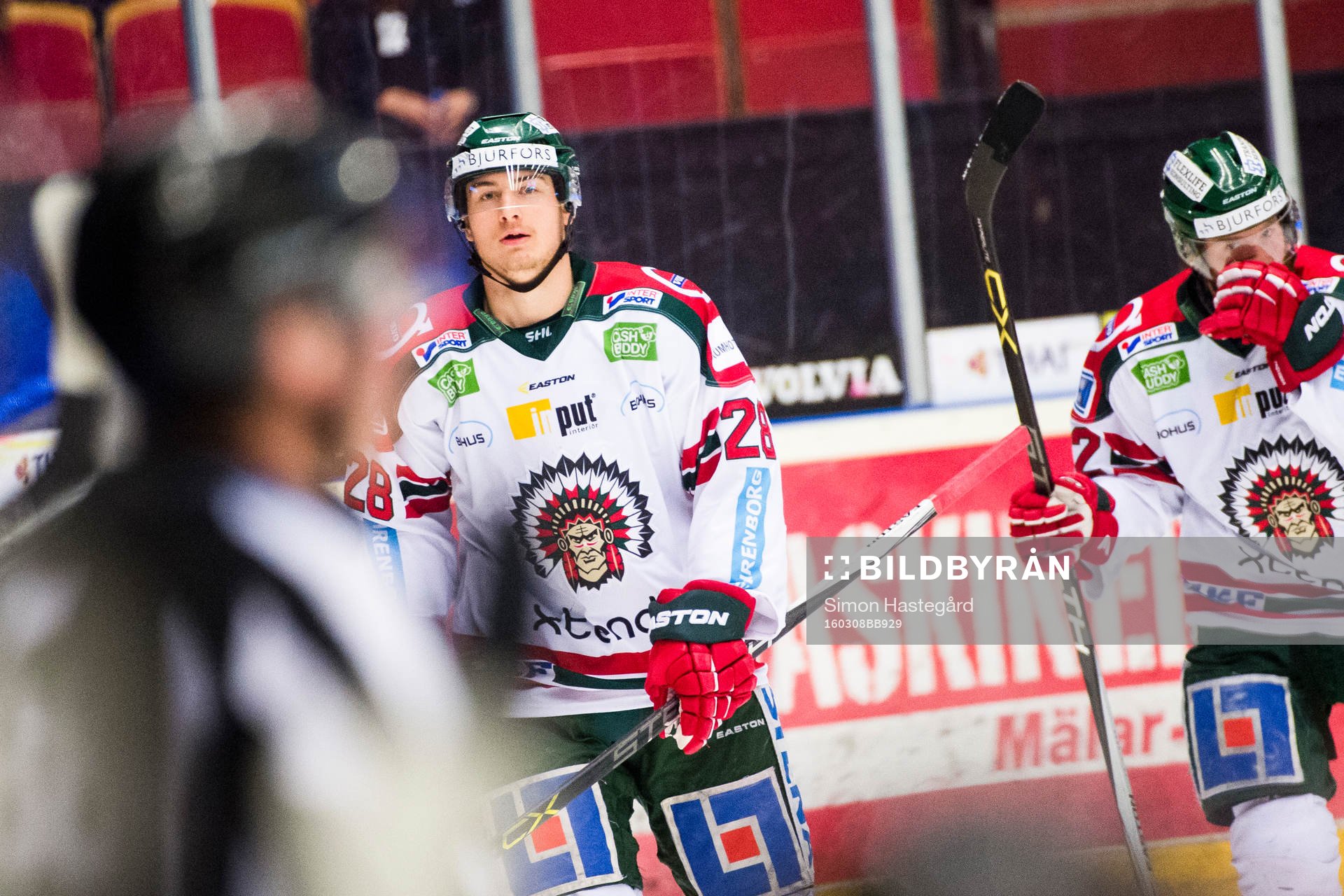 Frölundas Johan Sundström jublar