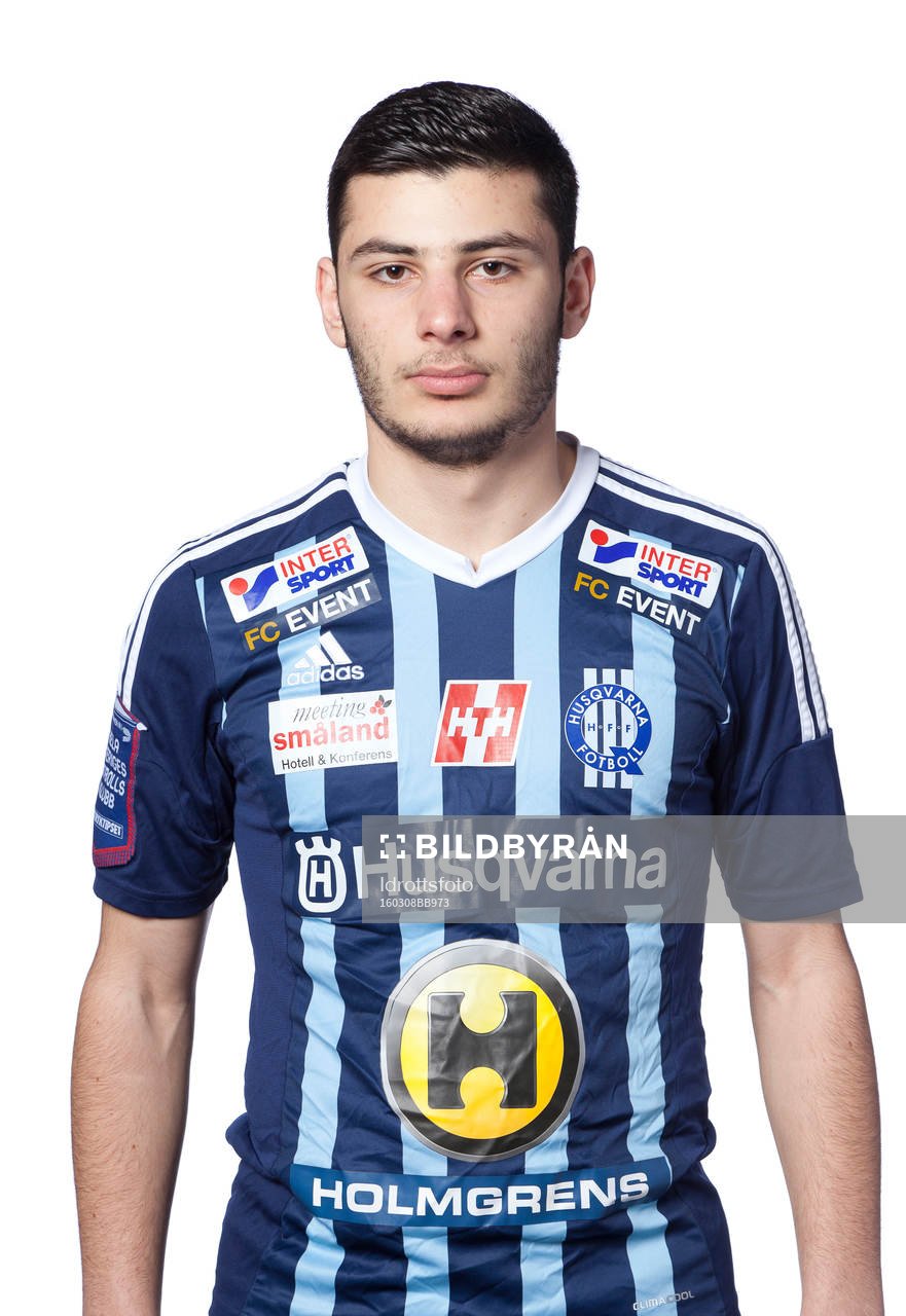 Johan Ibrahim poserar för ett porträtt den 8 mars 2016 i Husqvarna.