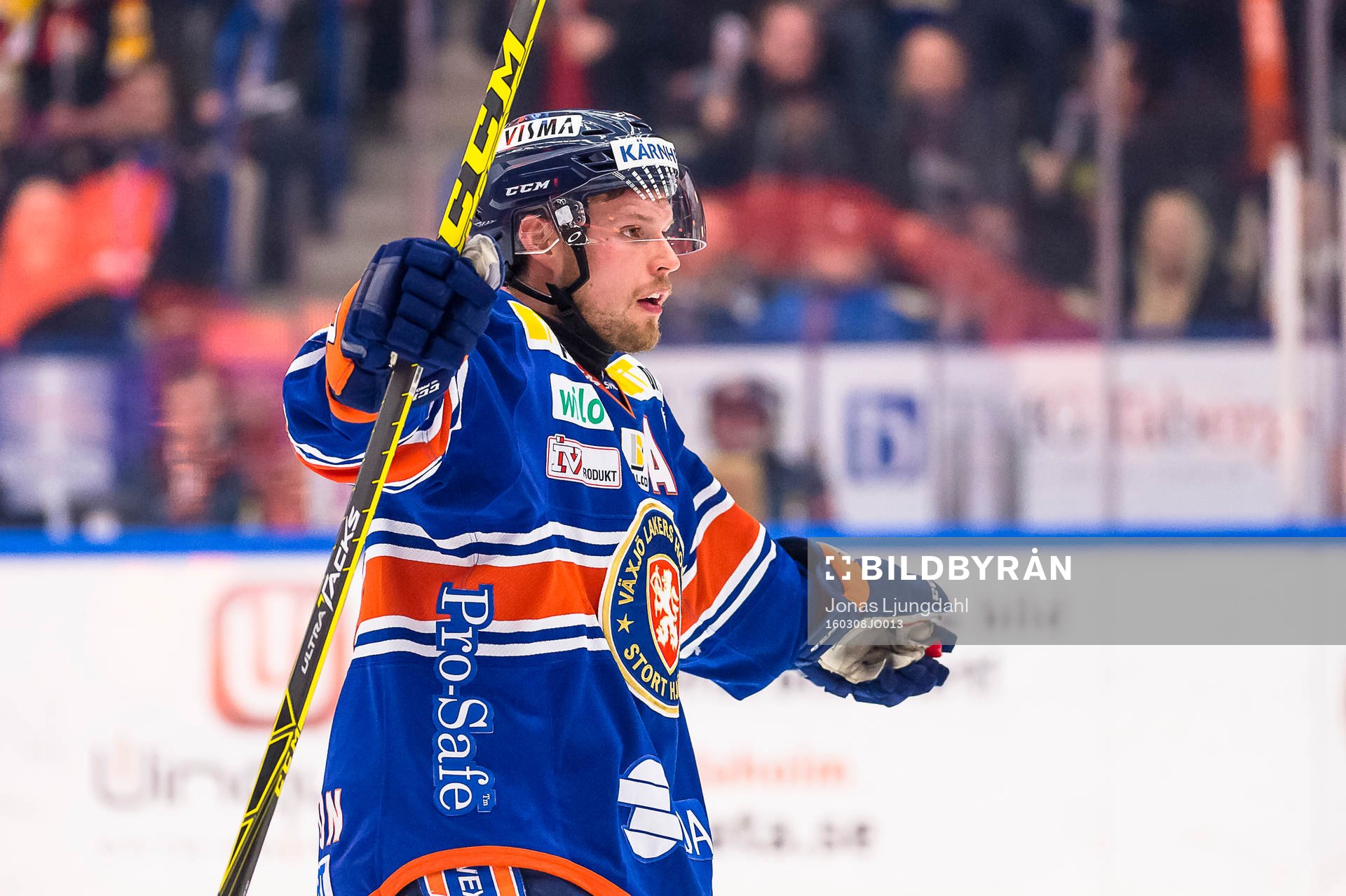 Växjös Alexander Johansson jublar