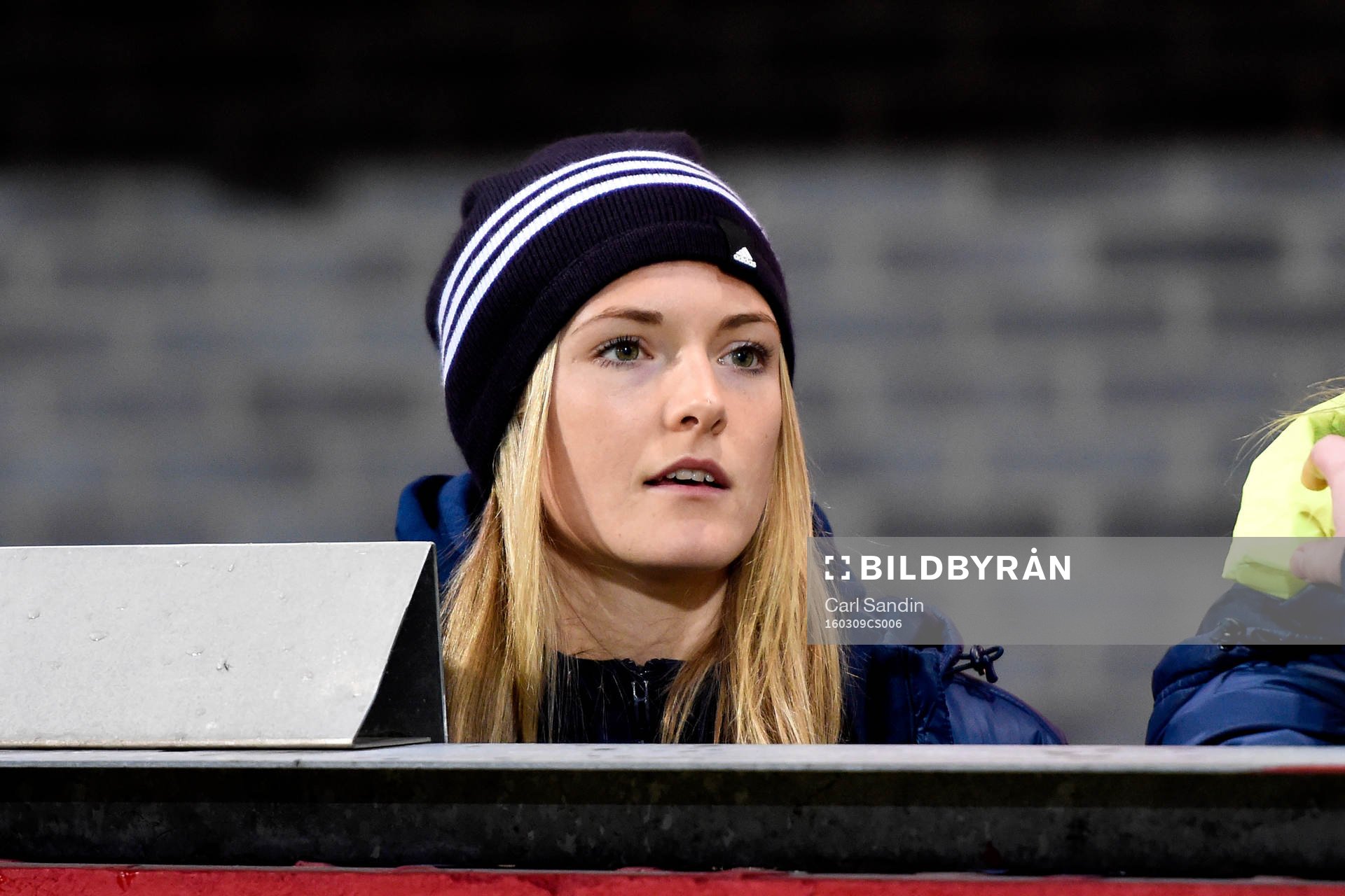 Sveriges Magdalena Ericsson på läktaren