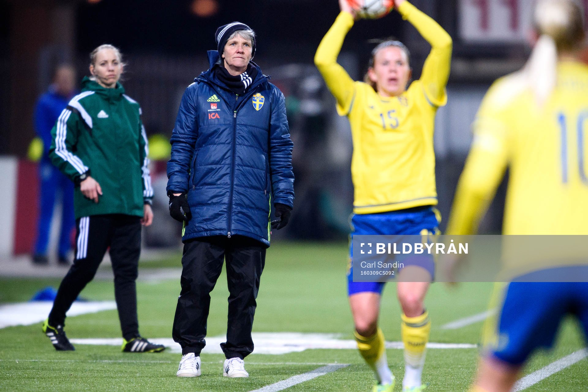 Sveriges förbundskapten Pia Sundhage