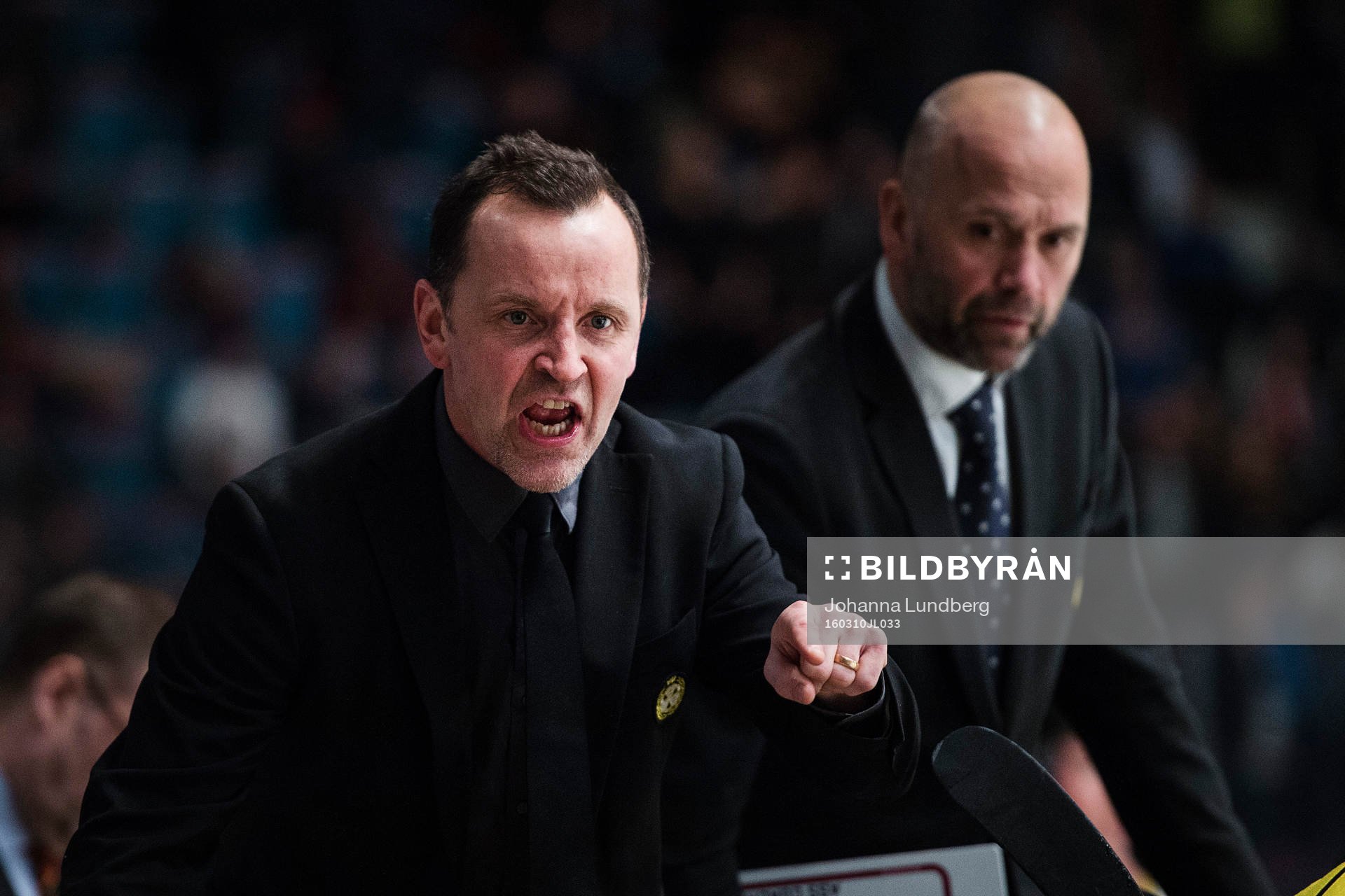 Brynäs tränare Thomas Berglund  i åttondelsfinal 1 i