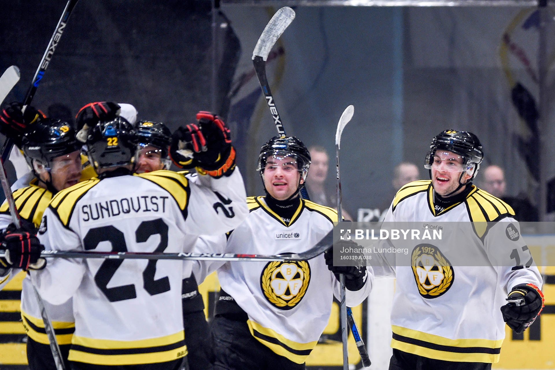Brynäs Jörgen Sundqvist jublar