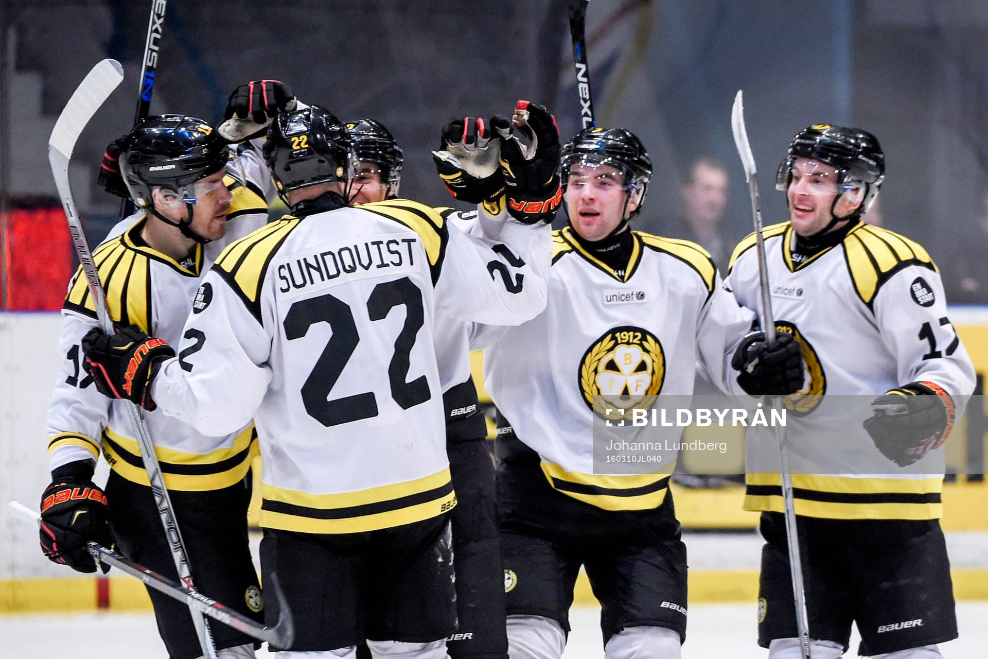 Brynäs Jörgen Sundqvist jublar