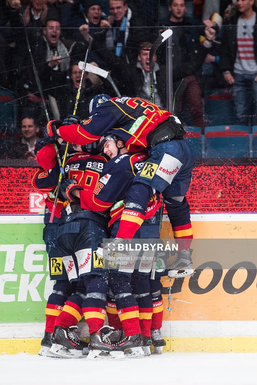 Djurgårdens spelare jublar