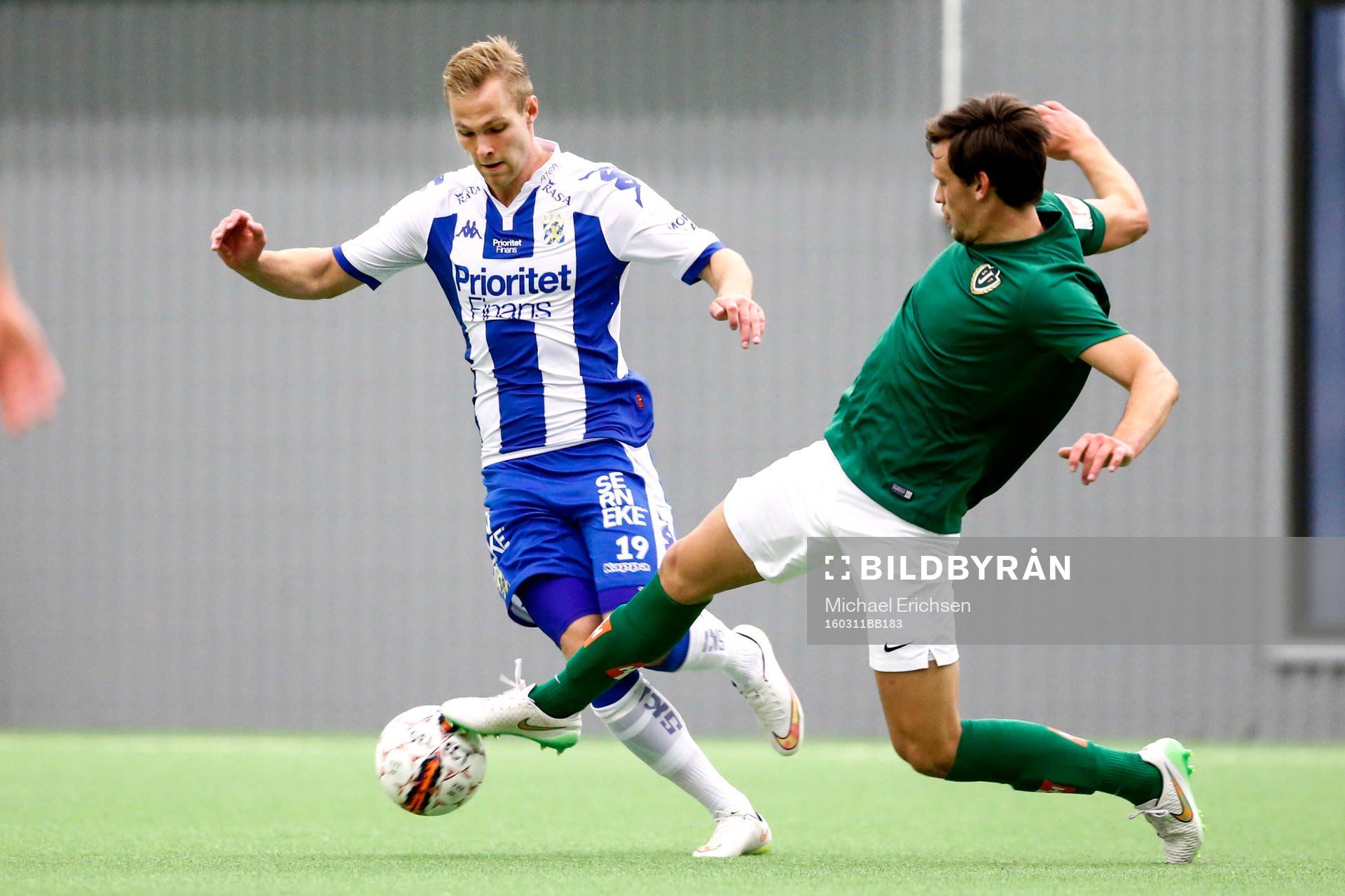 IFK Göteborgs Gustav Engvall och Jönköpings Max Watson