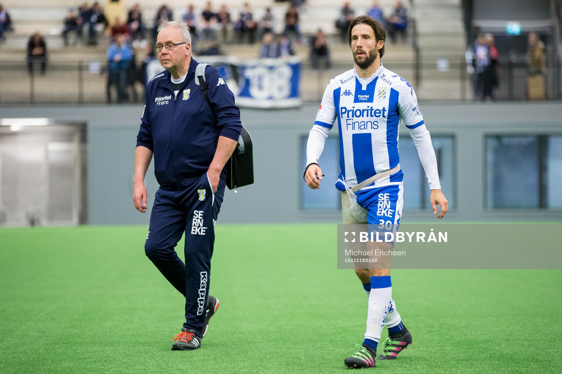 IFK Göteborgs Mattias Bjärsmyr tvingas utgå med skada