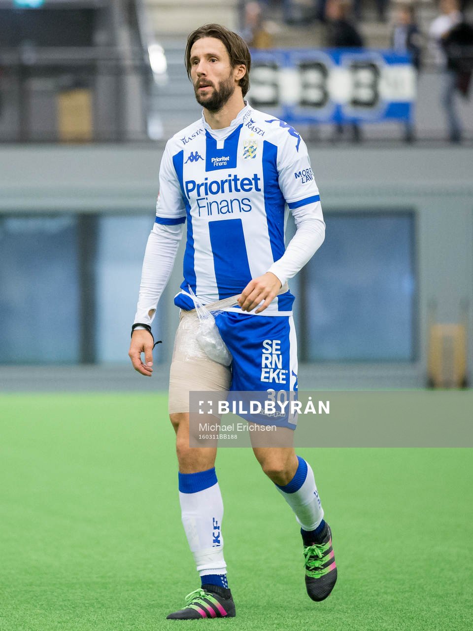 IFK Göteborgs Mattias Bjärsmyr tvingas utgå med skada