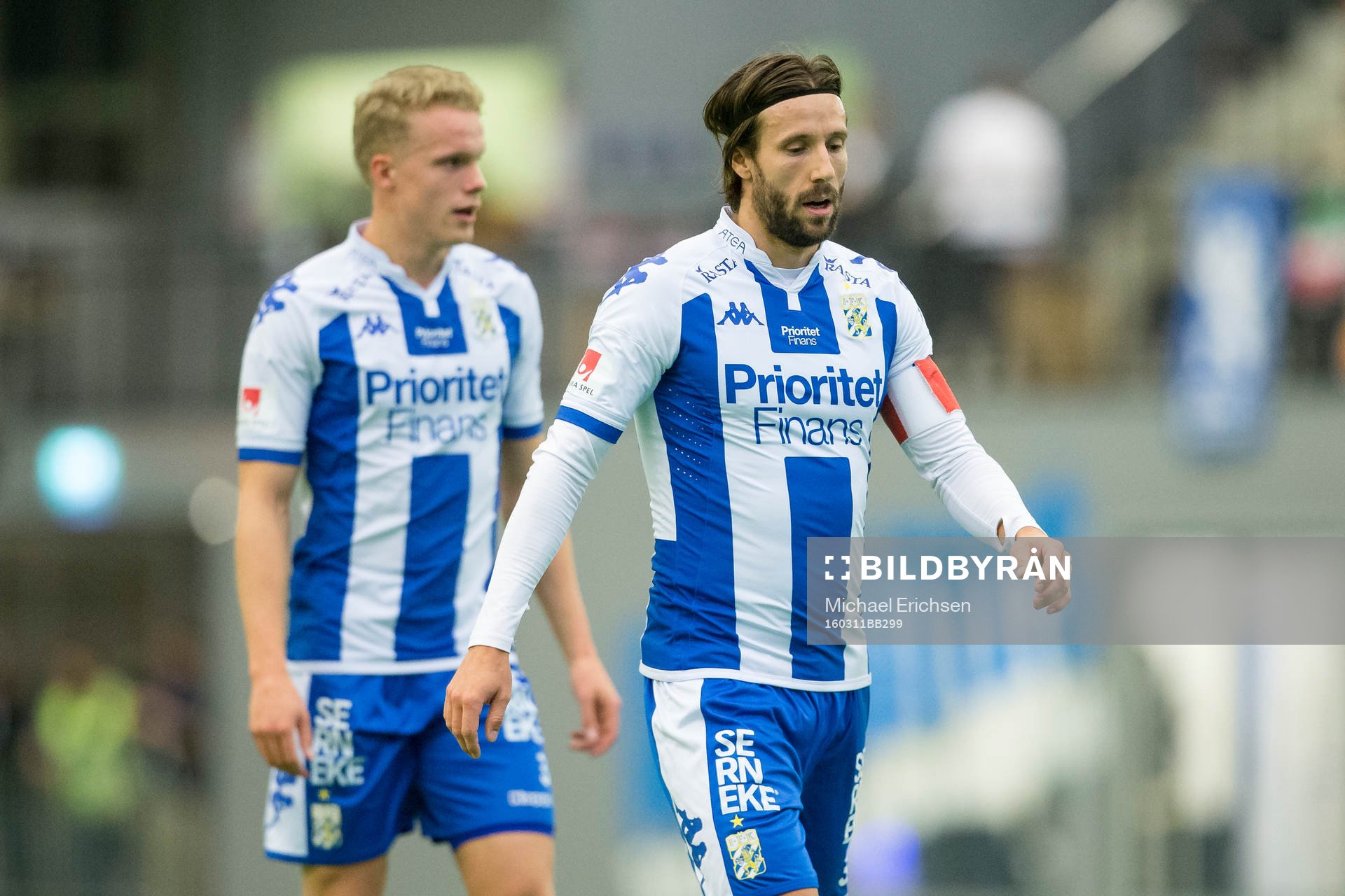 IFK Göteborgs Hjörtur Hermannsson och Mattias Bjärsmyr