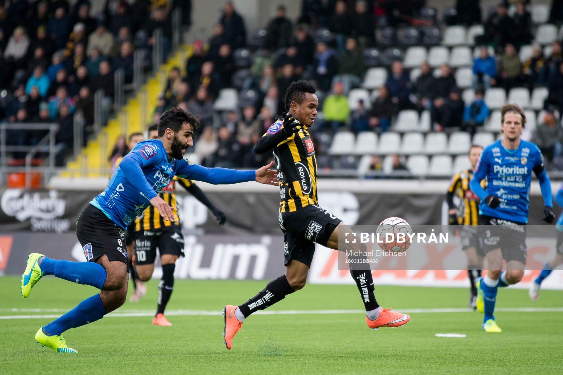 Halmstads Mohammed Ali Khan mot Häckens Nasiru Mohammed